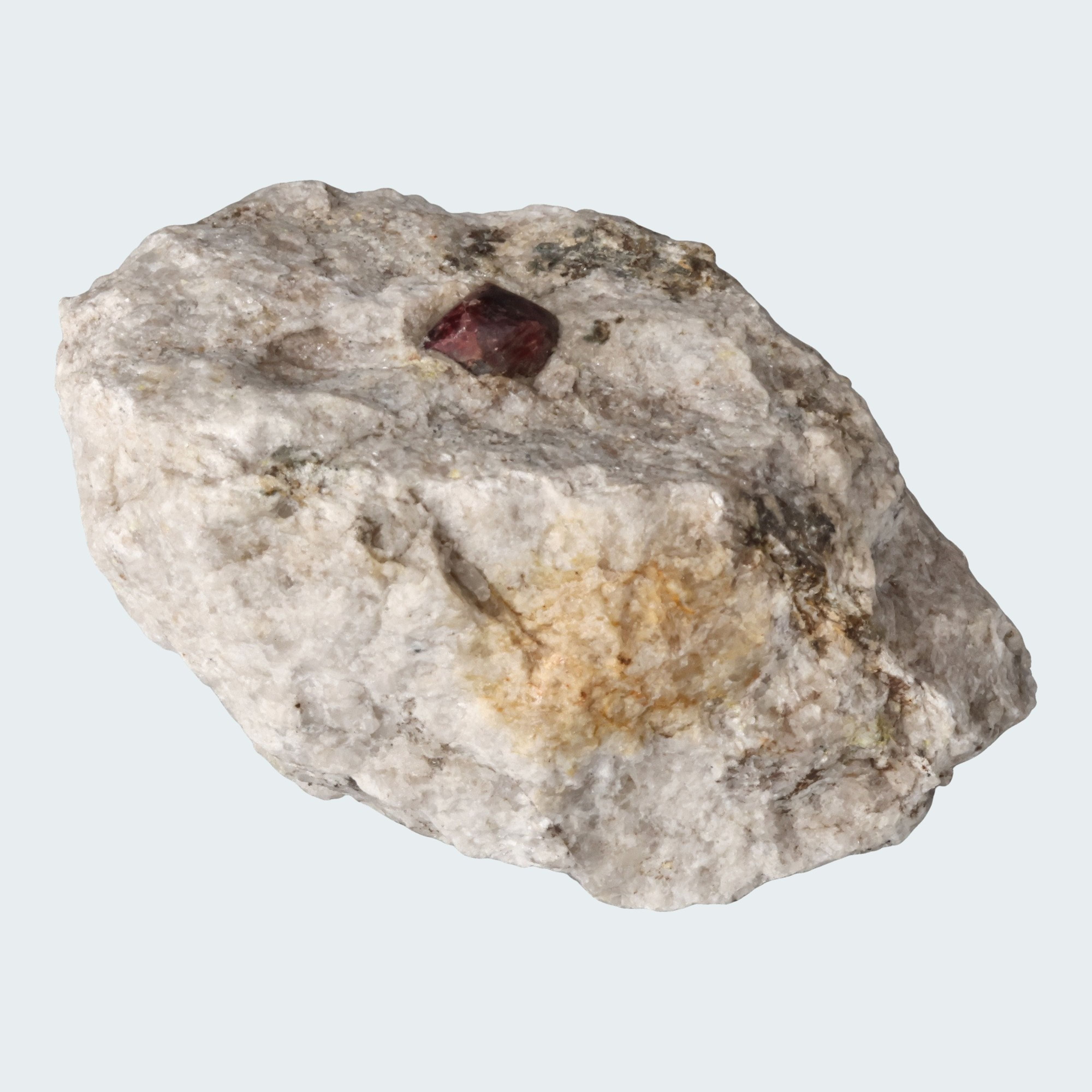 Almandin Granat in Muttergestein aus Brasilien (1401g) – Ansicht 3