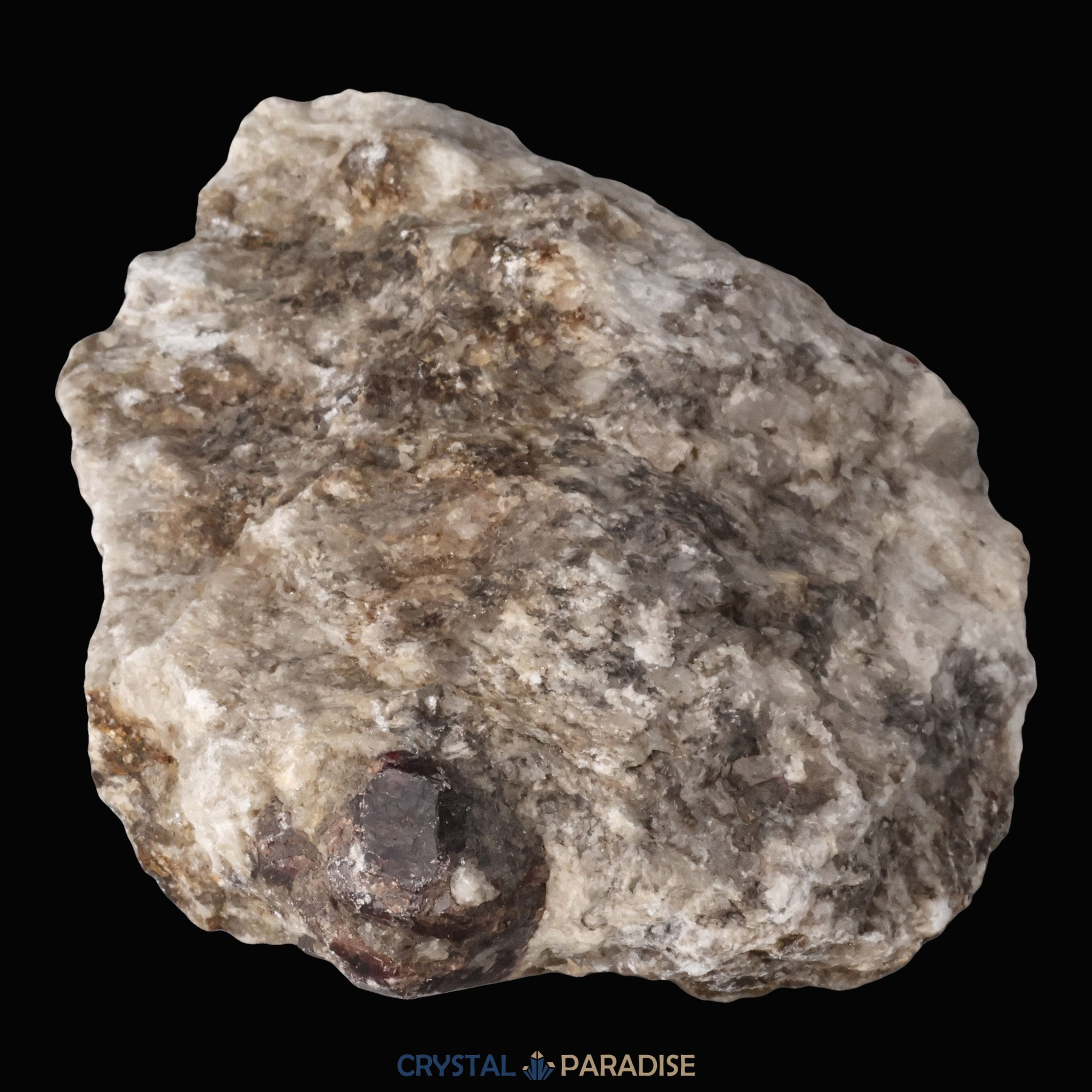 Almandin Granat in Muttergestein aus Brasilien (753g) – Ansicht 4