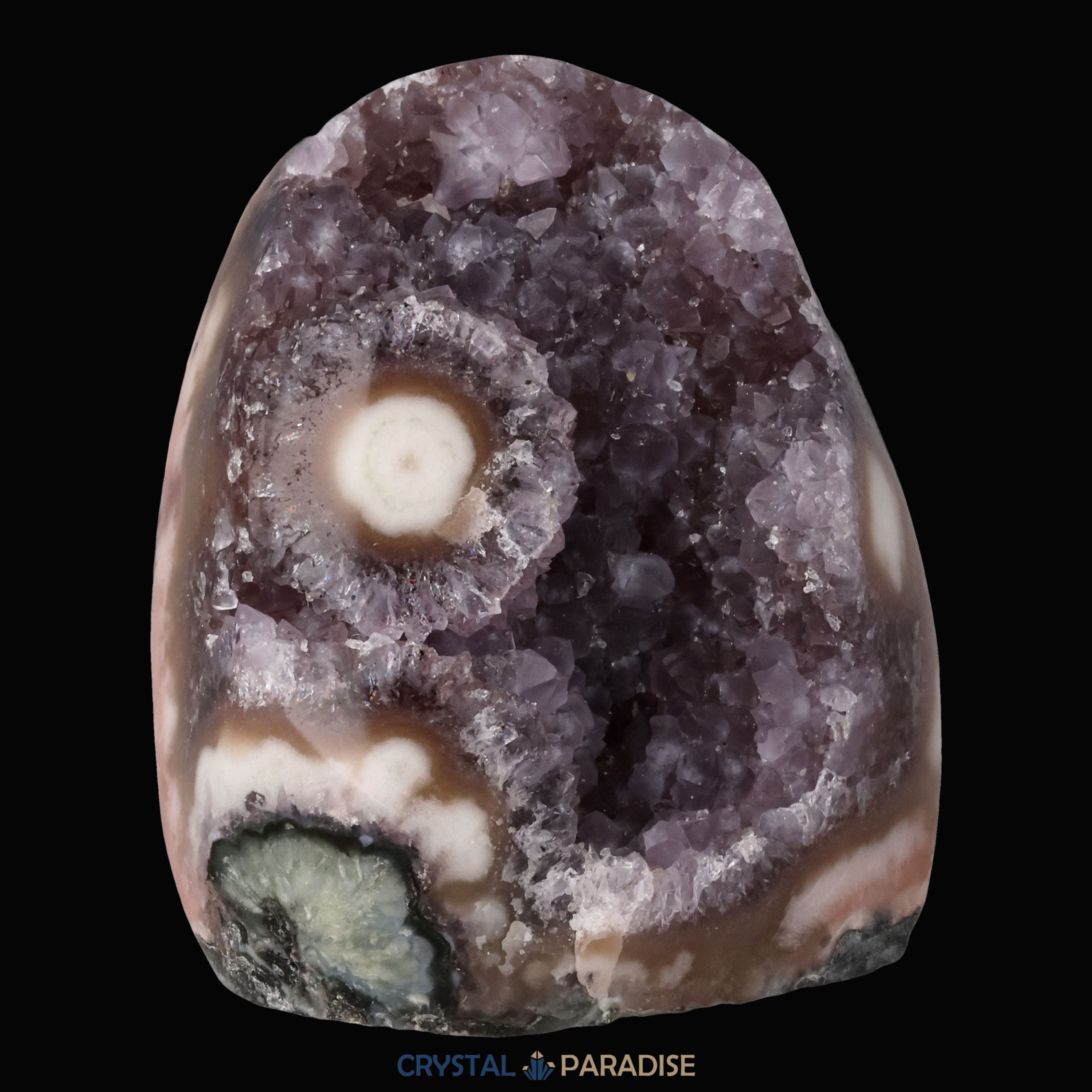 Amethyst Druse achatisiert aus Uruguay – Ansicht 4