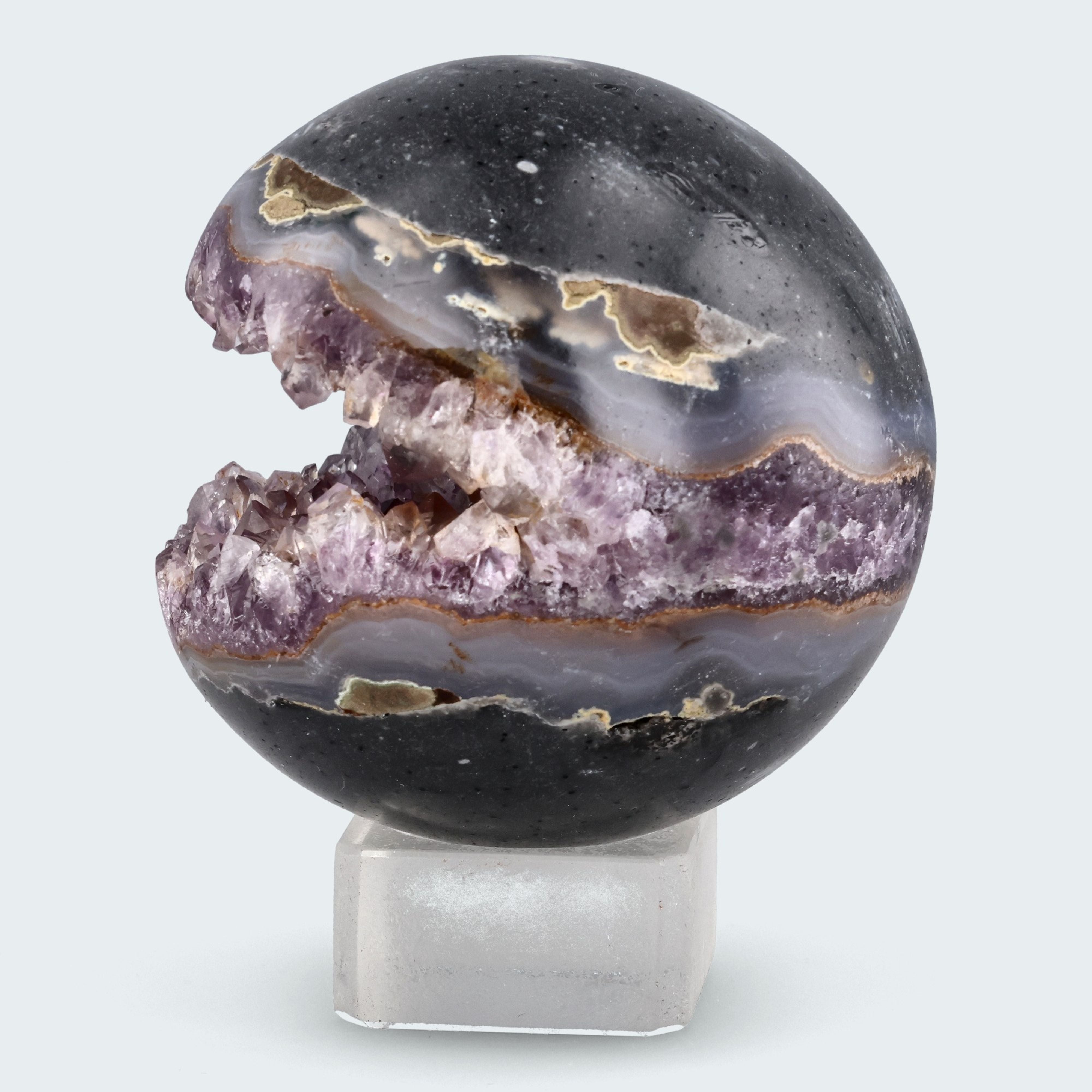 Amethyst Druzy Kugel – Ansicht 3