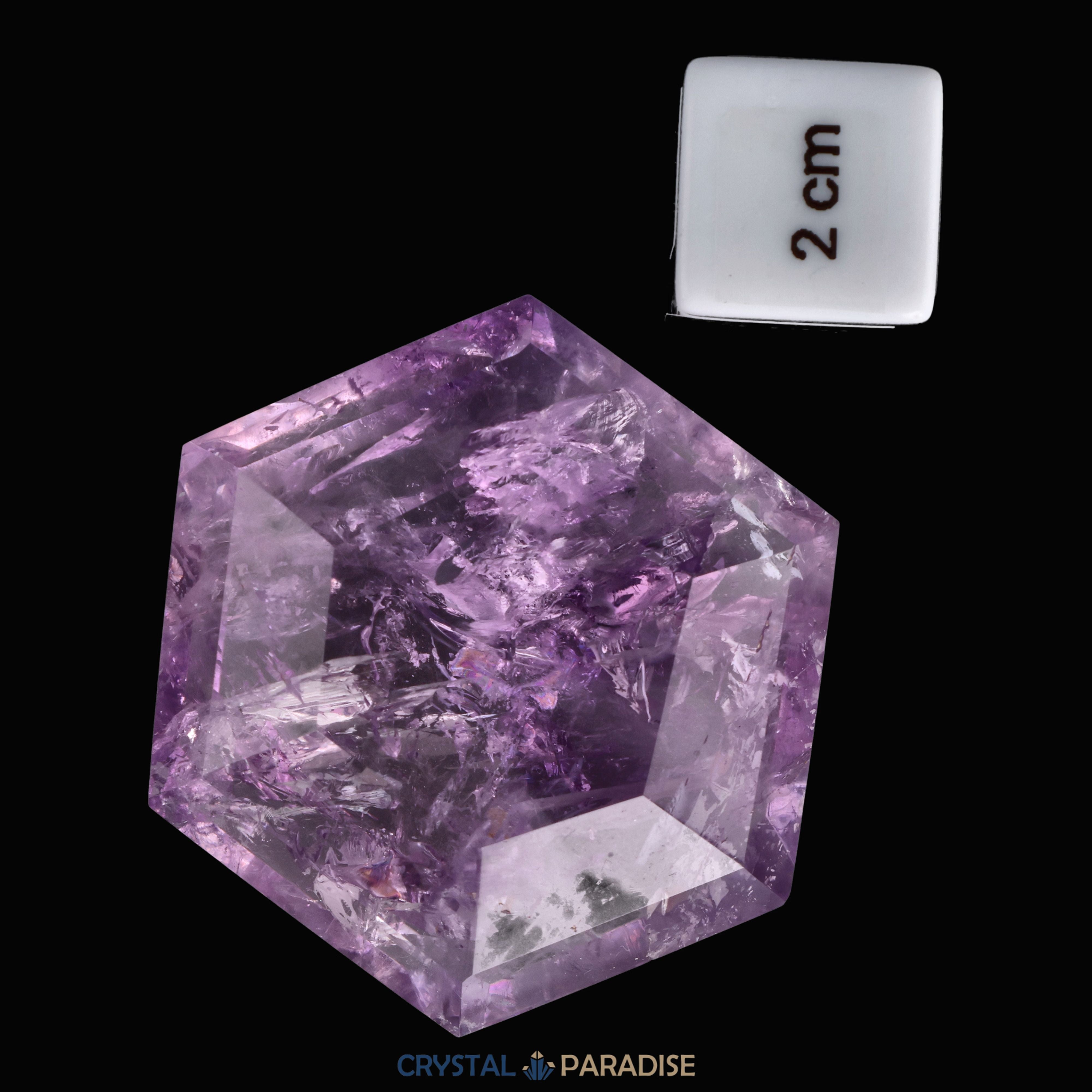 Amethyst Hexagon aus Brasilien (98g-6cm) – Ansicht 10