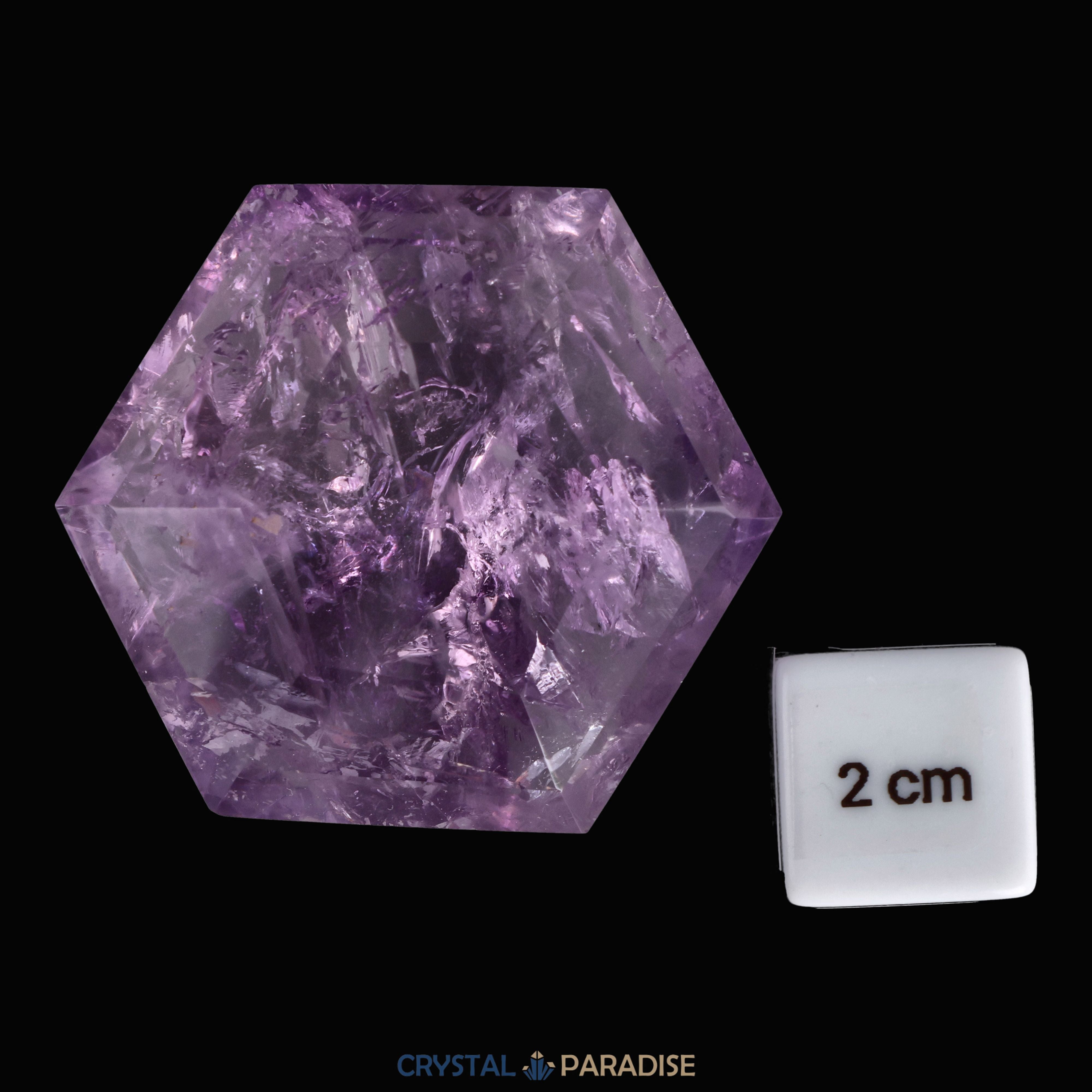 Amethyst Hexagon aus Brasilien (98g-6cm) – Ansicht 5