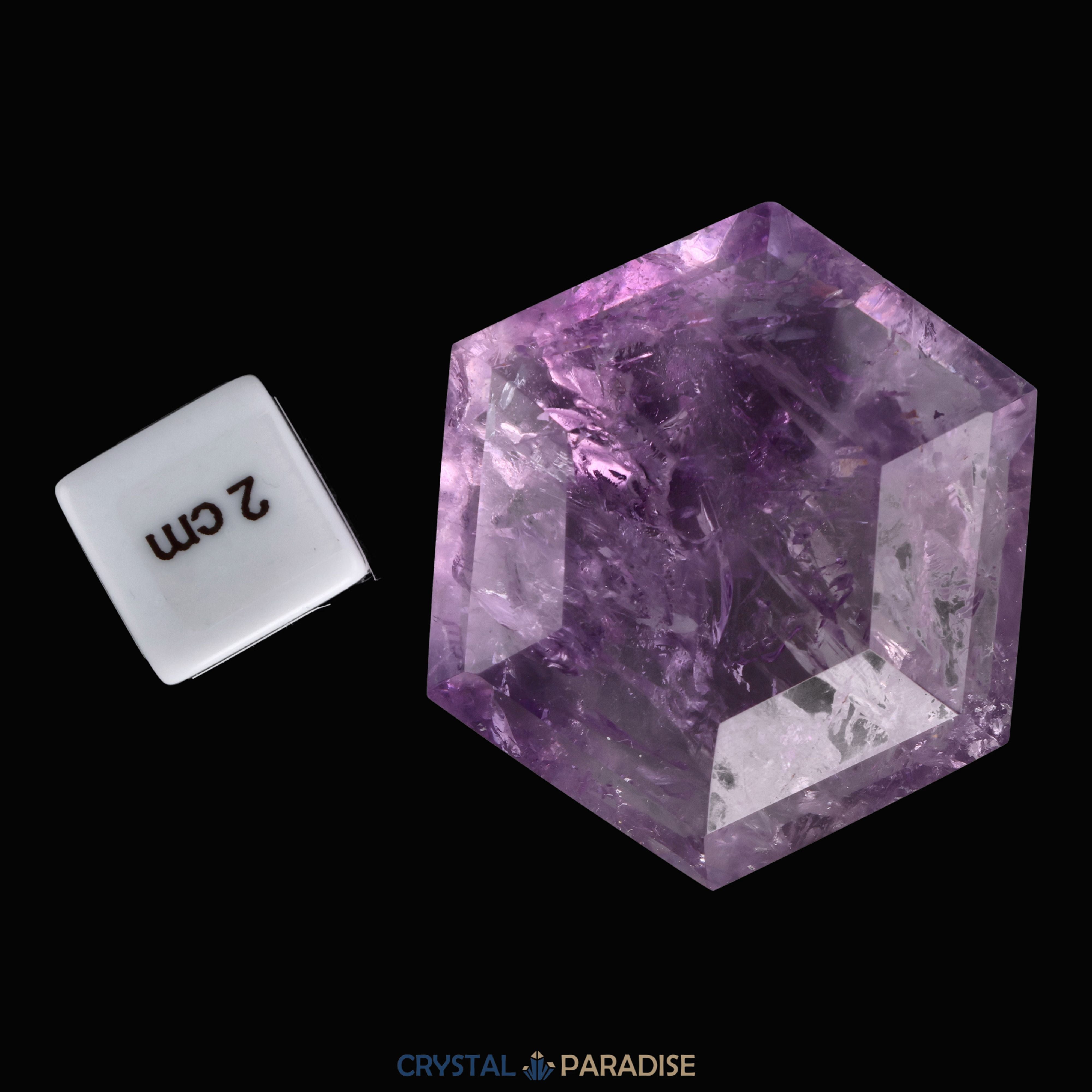 Amethyst Hexagon aus Brasilien (98g-6cm) – Ansicht 8