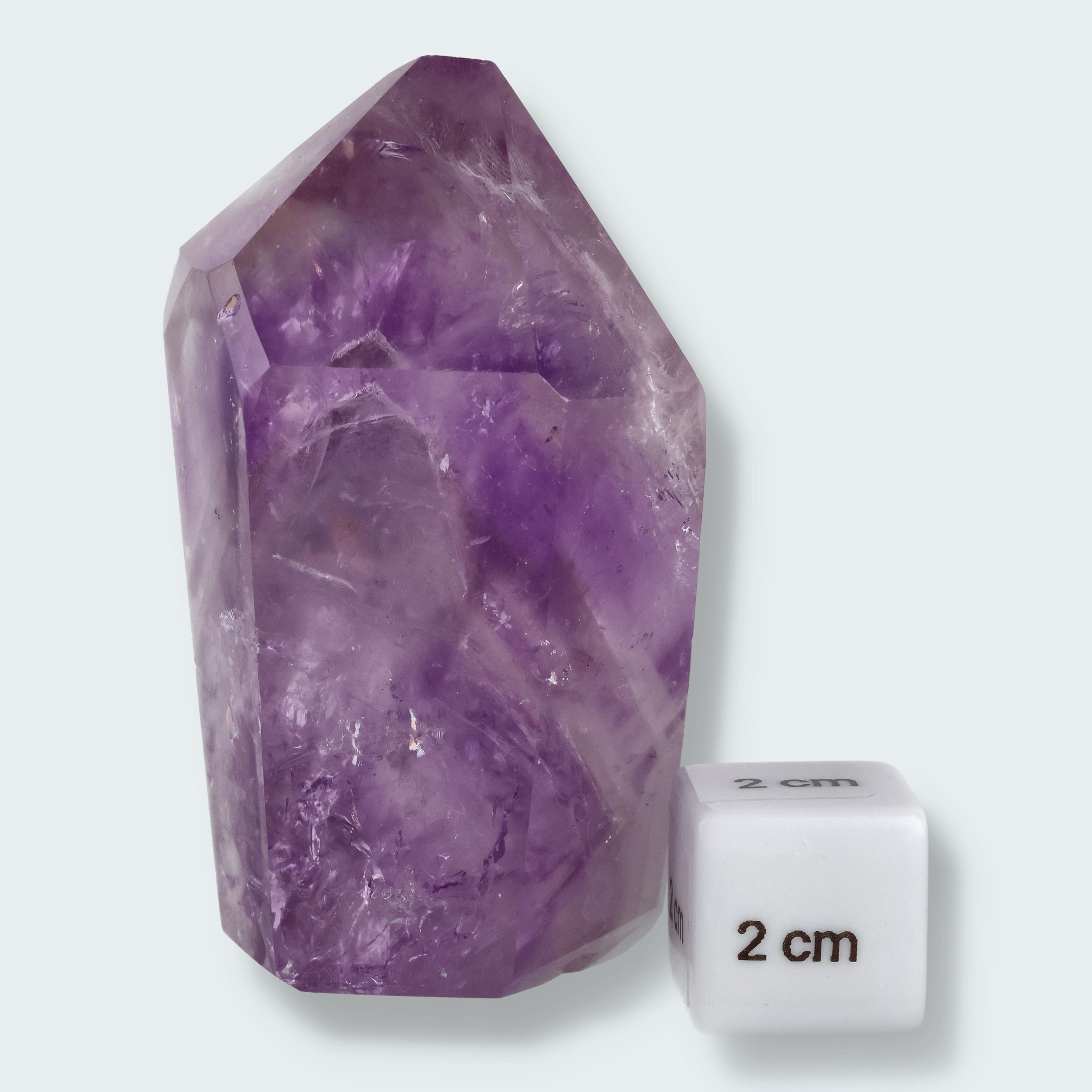 Amethyst Spitze aus Brasilien (207g-8cm) – Ansicht 2