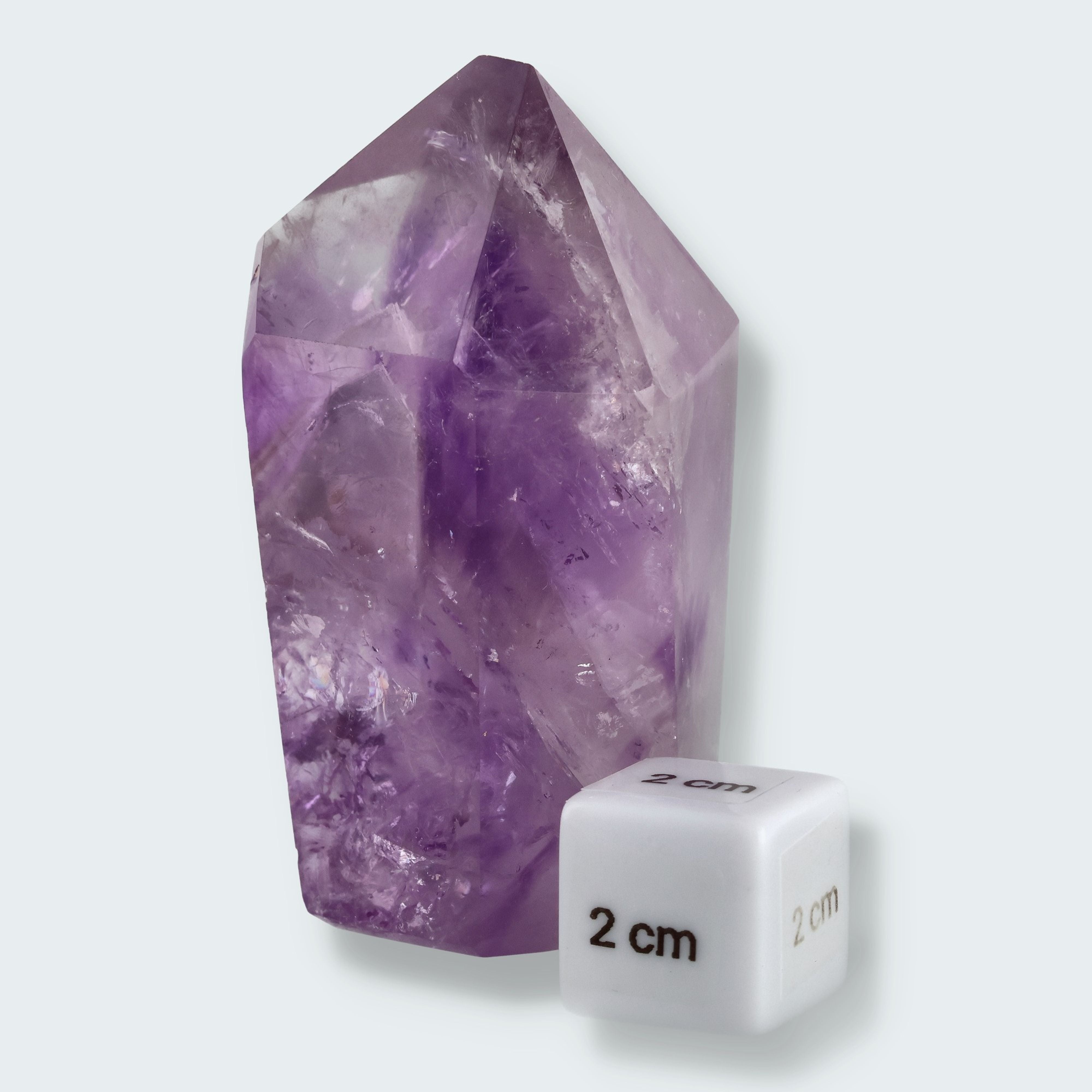 Amethyst Spitze aus Brasilien (207g-8cm) – Ansicht 3