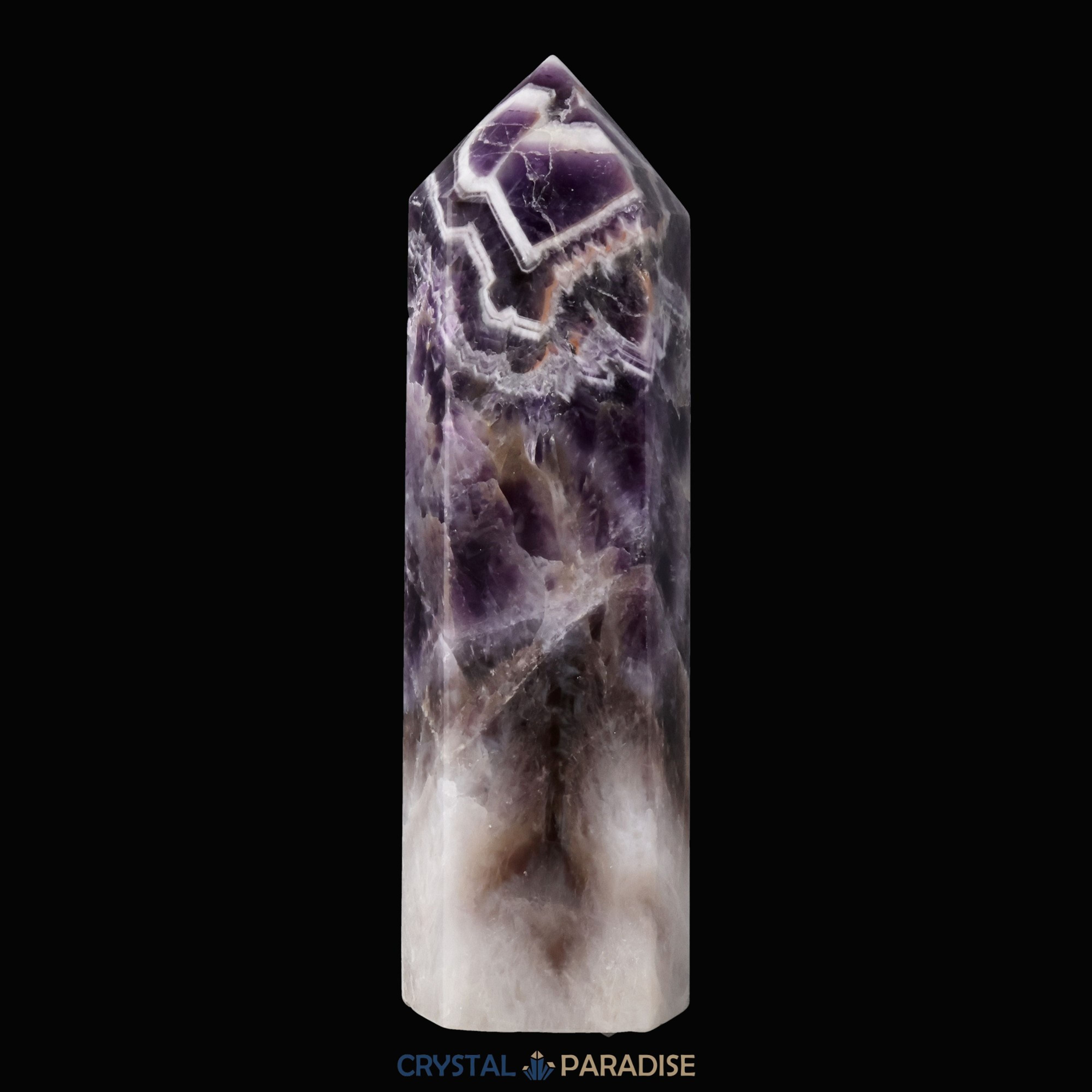 Amethystquarz Obelisk – Ansicht 2