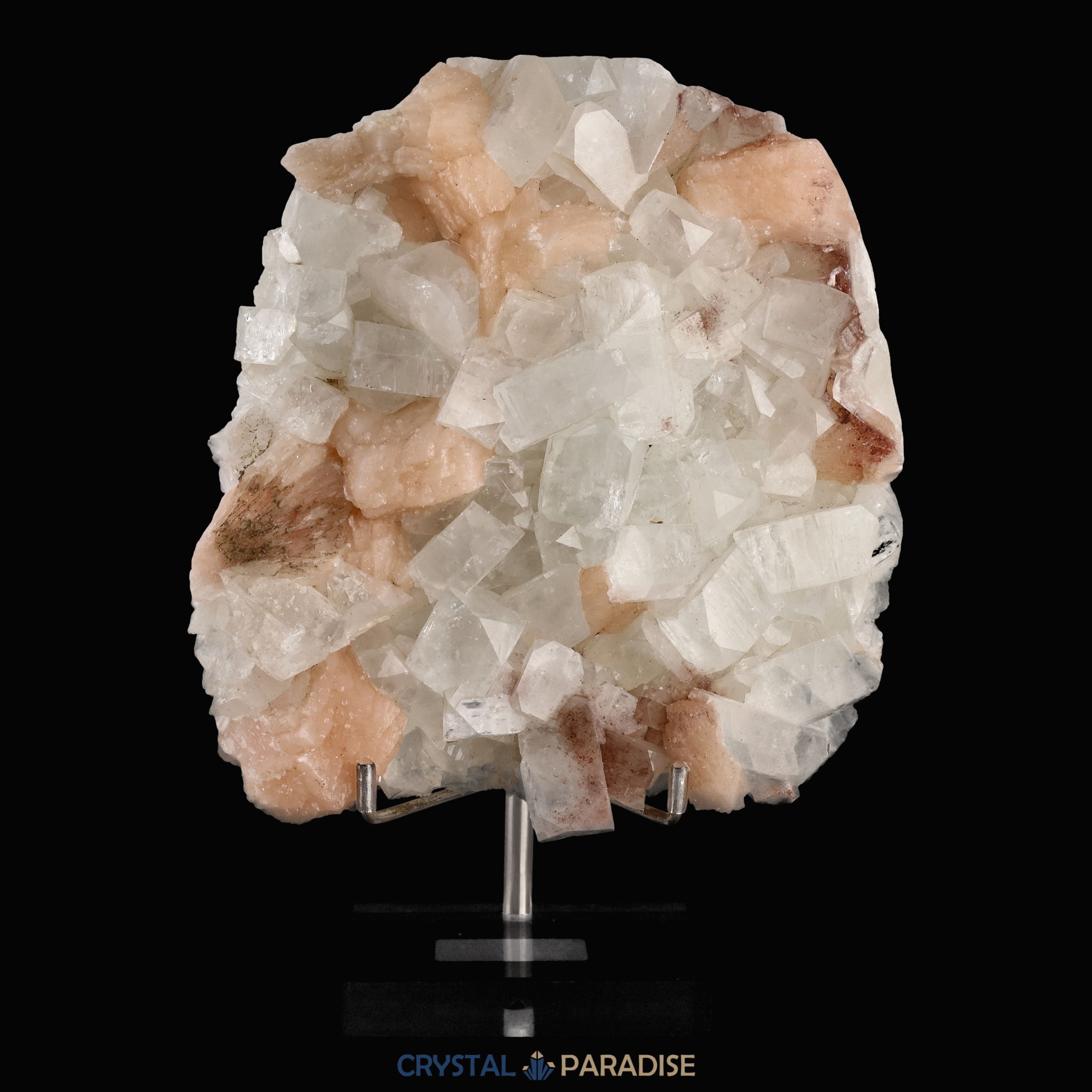 Apophyllit Stilbit Cluster aus Indien (1346g) – Ansicht 5