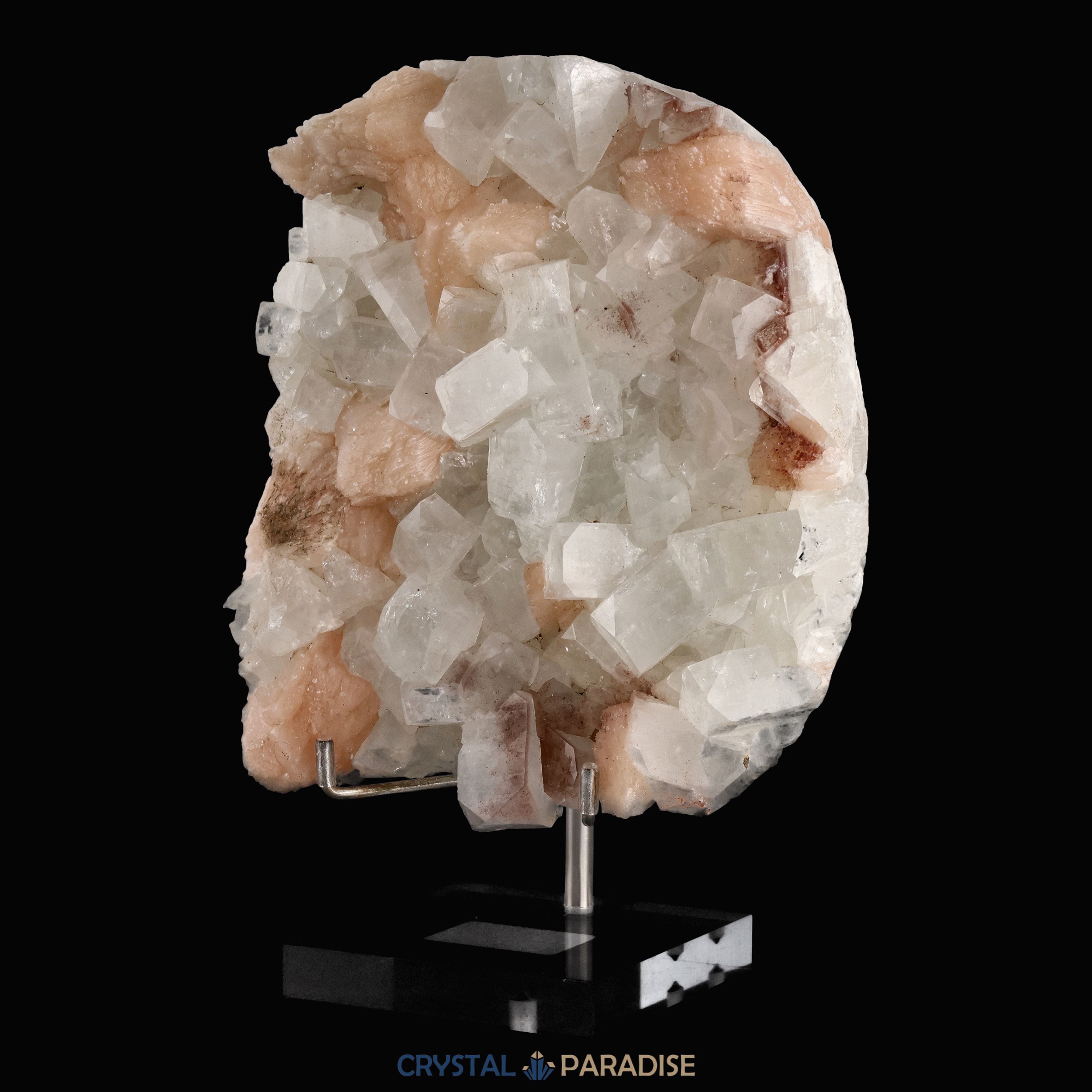 Apophyllit Stilbit Cluster aus Indien (1346g) – Ansicht 6
