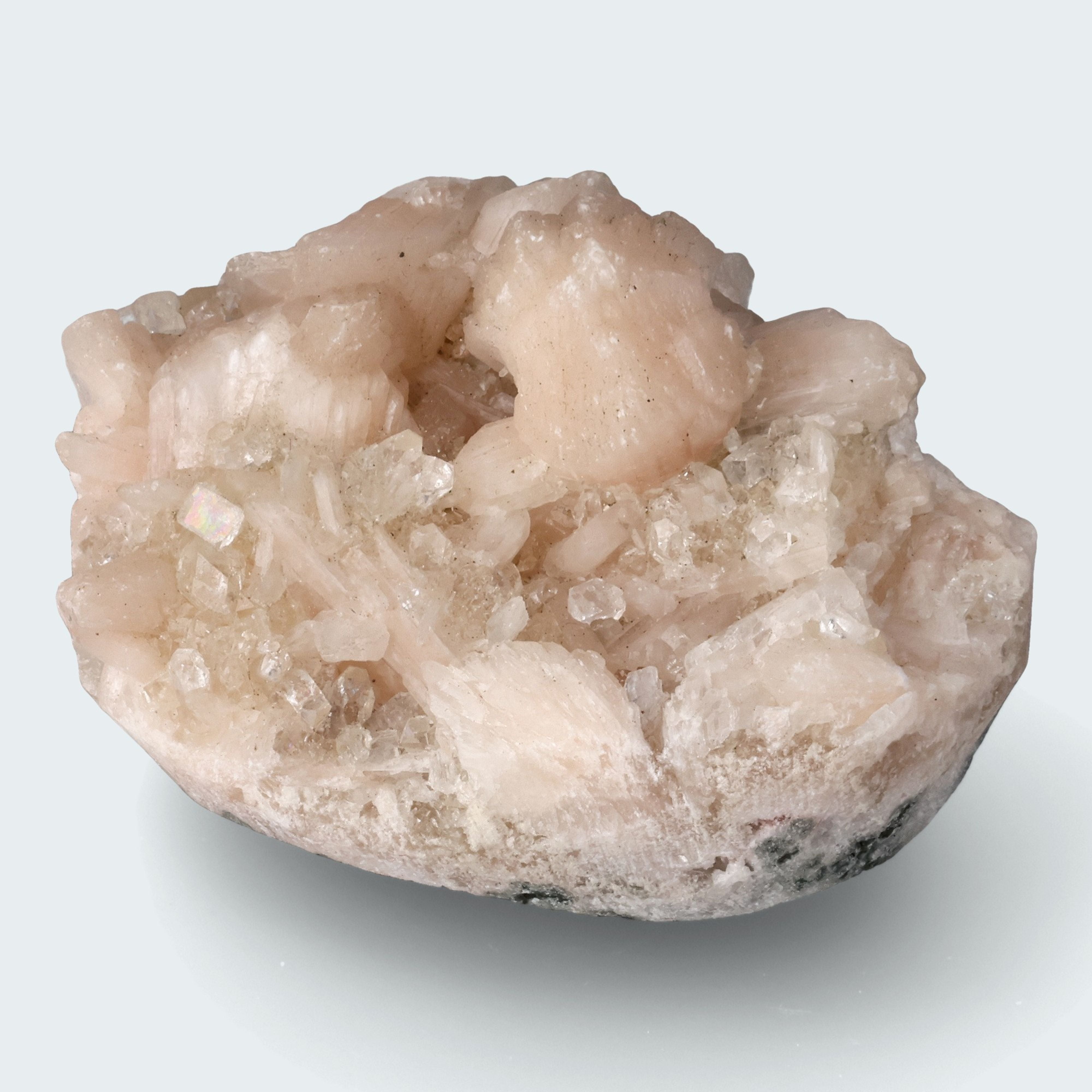 Apophyllit Stilbit Cluster aus Indien – Ansicht 2