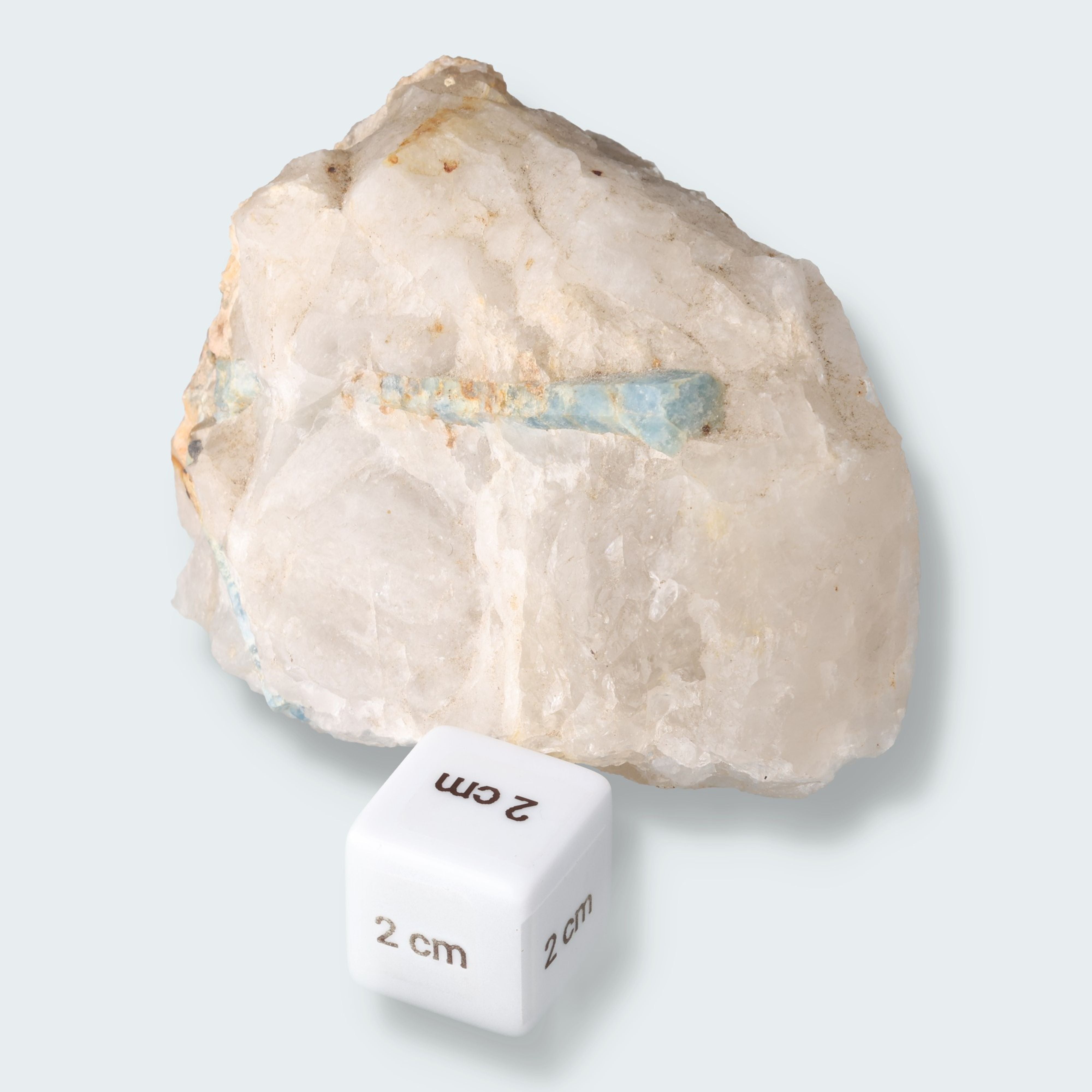 Aquamarin aus Graubünden, Schweiz (409g) – Ansicht 3