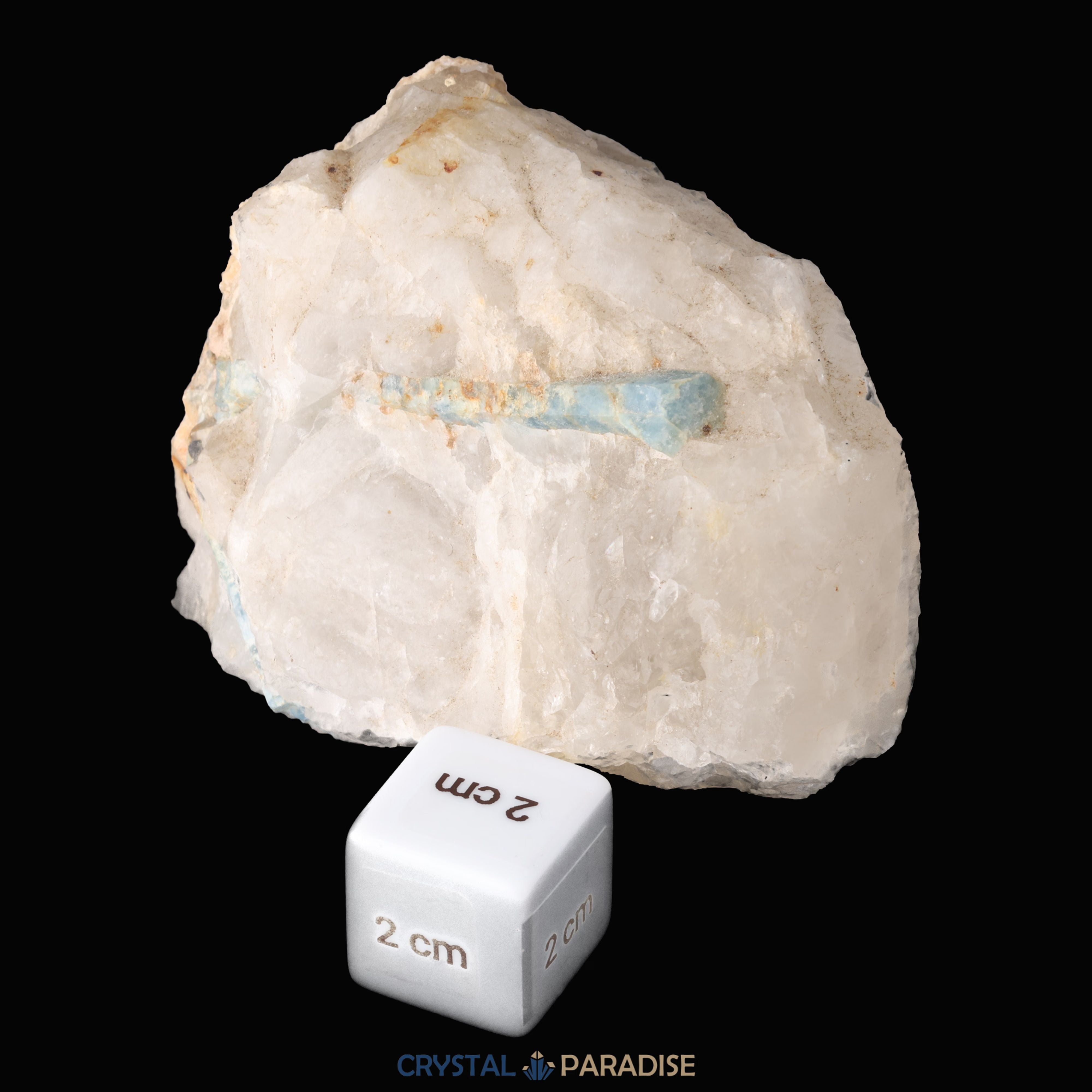 Aquamarin aus Graubünden, Schweiz (409g) – Ansicht 6