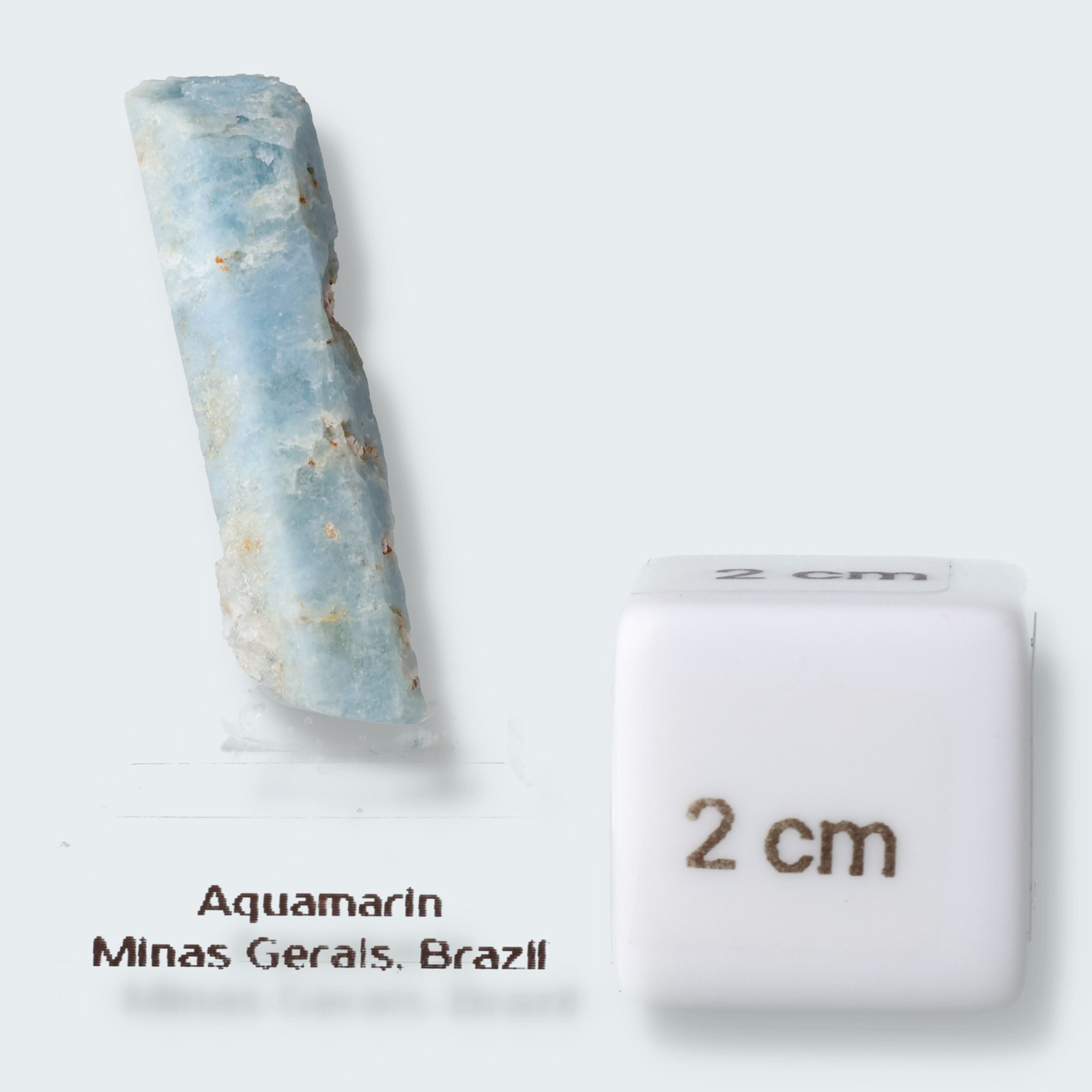 Aquamarin aus Minas Gerais Brasilien (ca. 7 g) – Ansicht 2