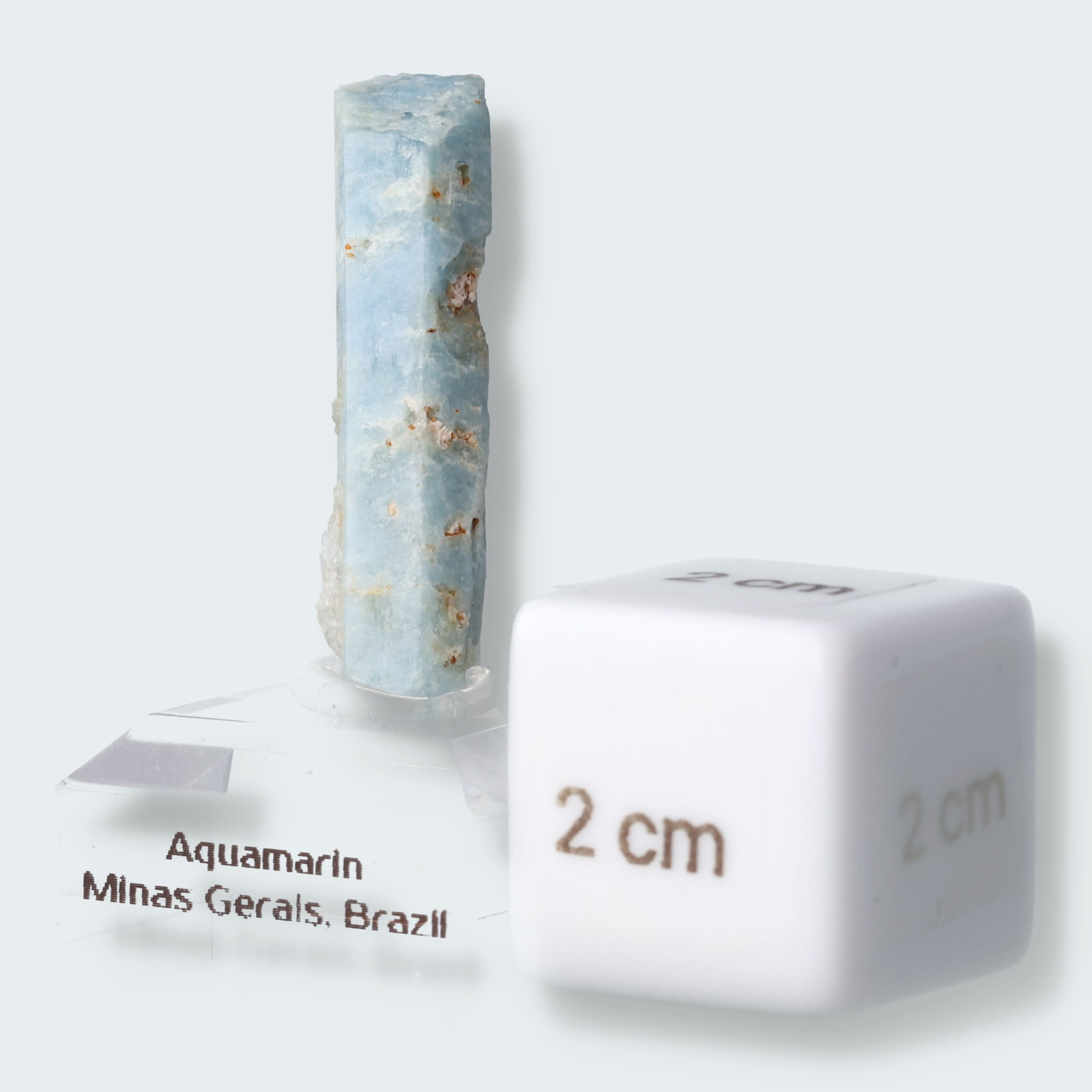 Aquamarin aus Minas Gerais Brasilien (ca. 7 g) – Ansicht 3