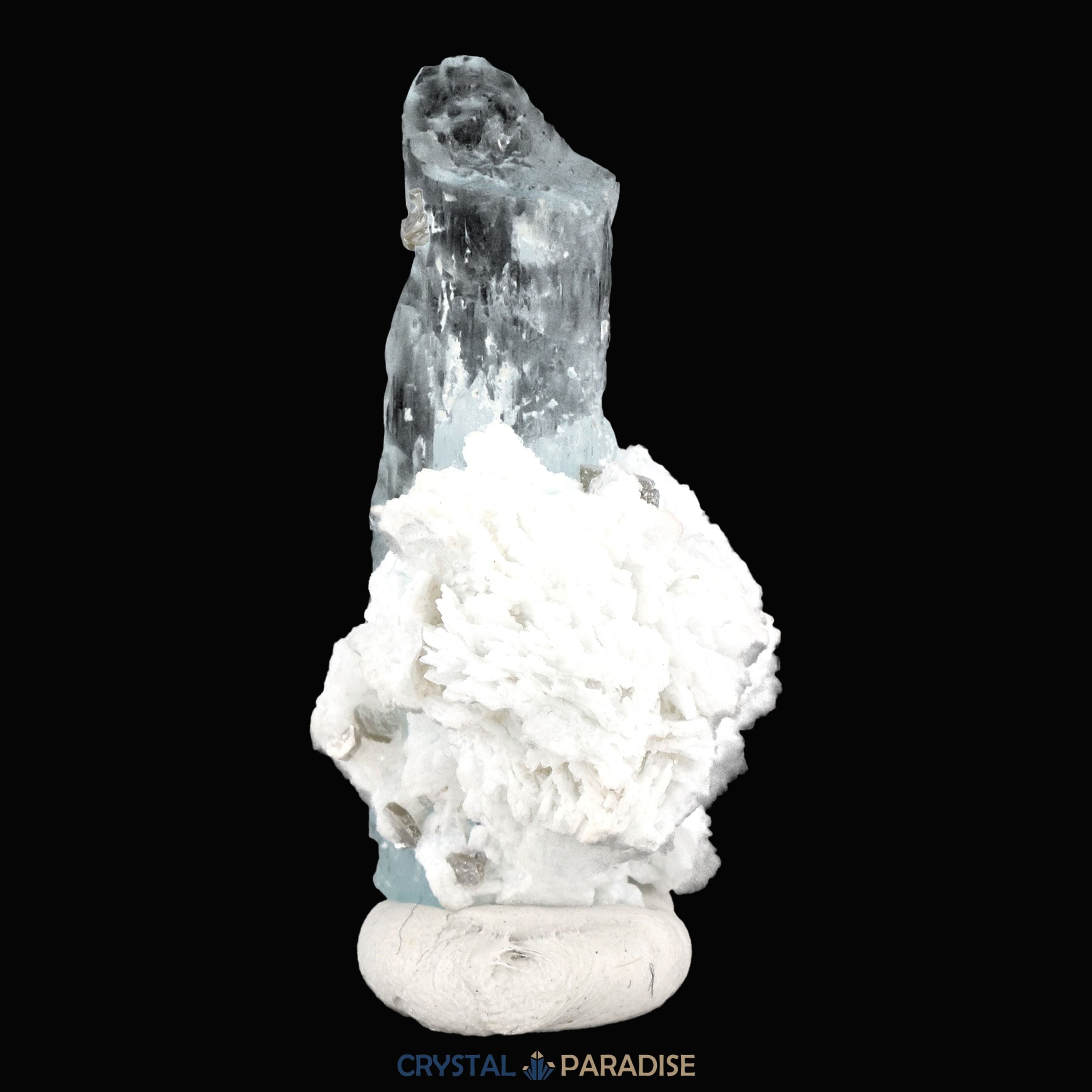Aquamarin Kristall auf Feldspat aus Pakistan (15g) – Ansicht 6