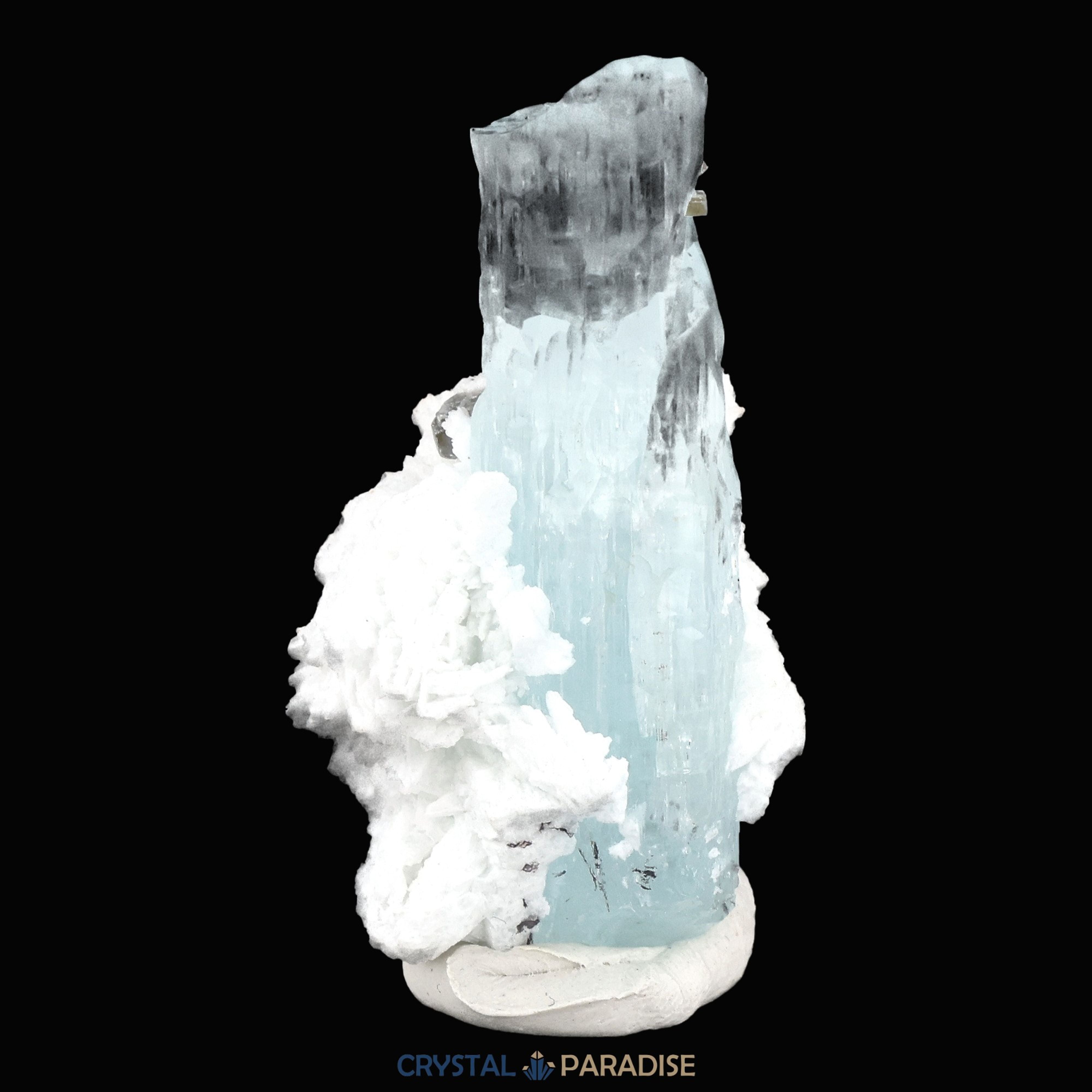 Aquamarin Kristall auf Feldspat aus Pakistan (15g) – Ansicht 9