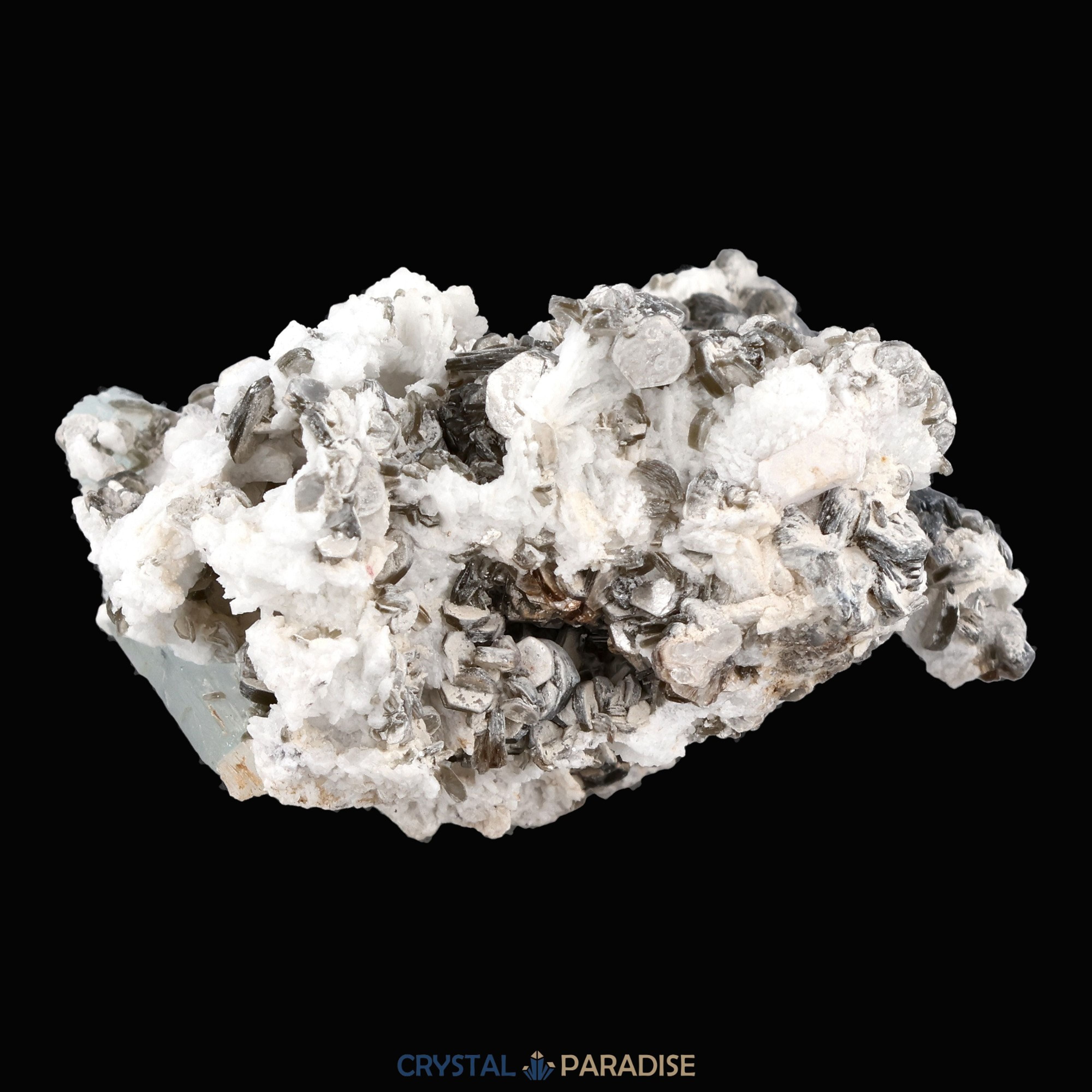 Aquamarin Kristall auf Feldspat aus Pakistan (59g) – Ansicht 6