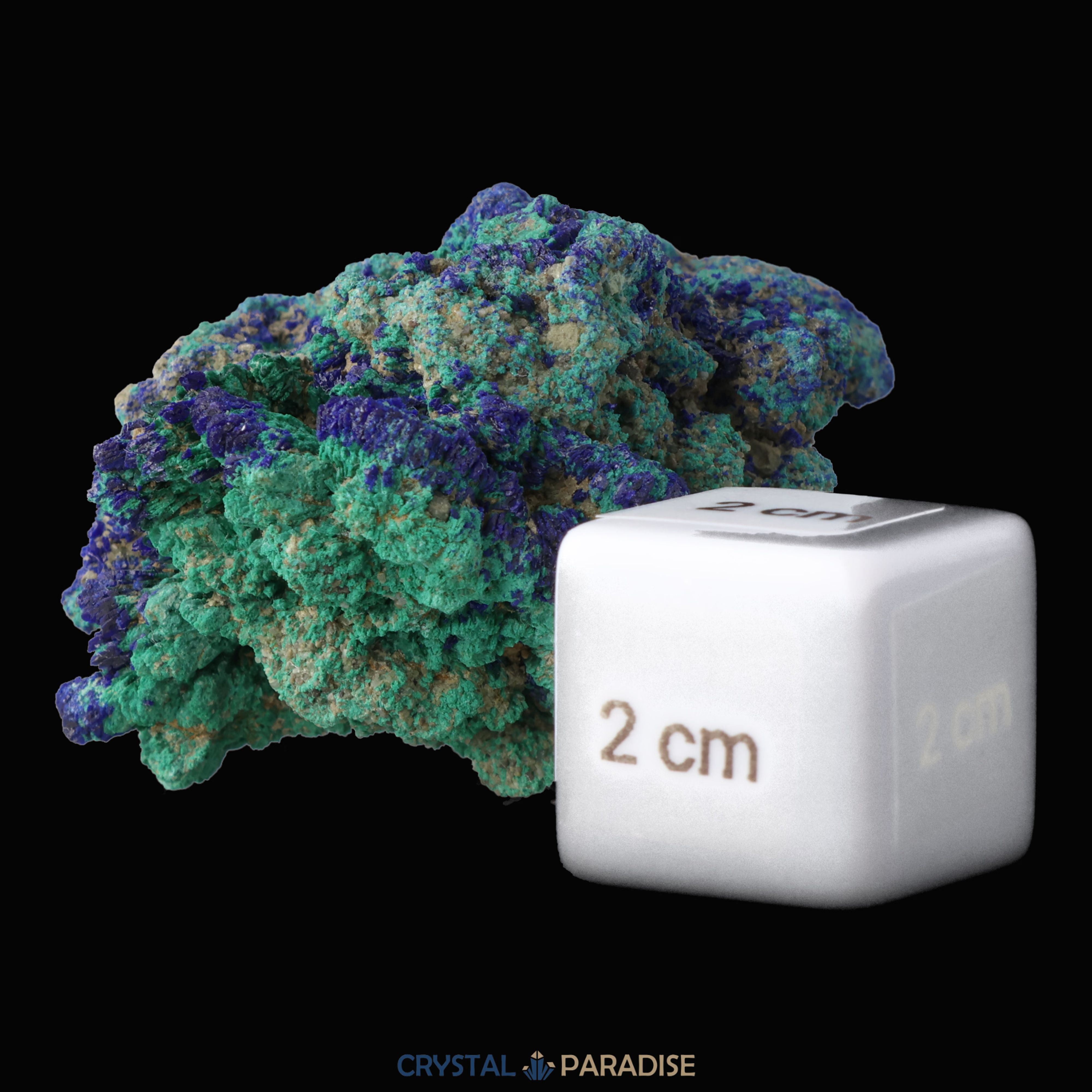 Azurit Malachit Stufe aus Kasachstan (75g) – Ansicht 6