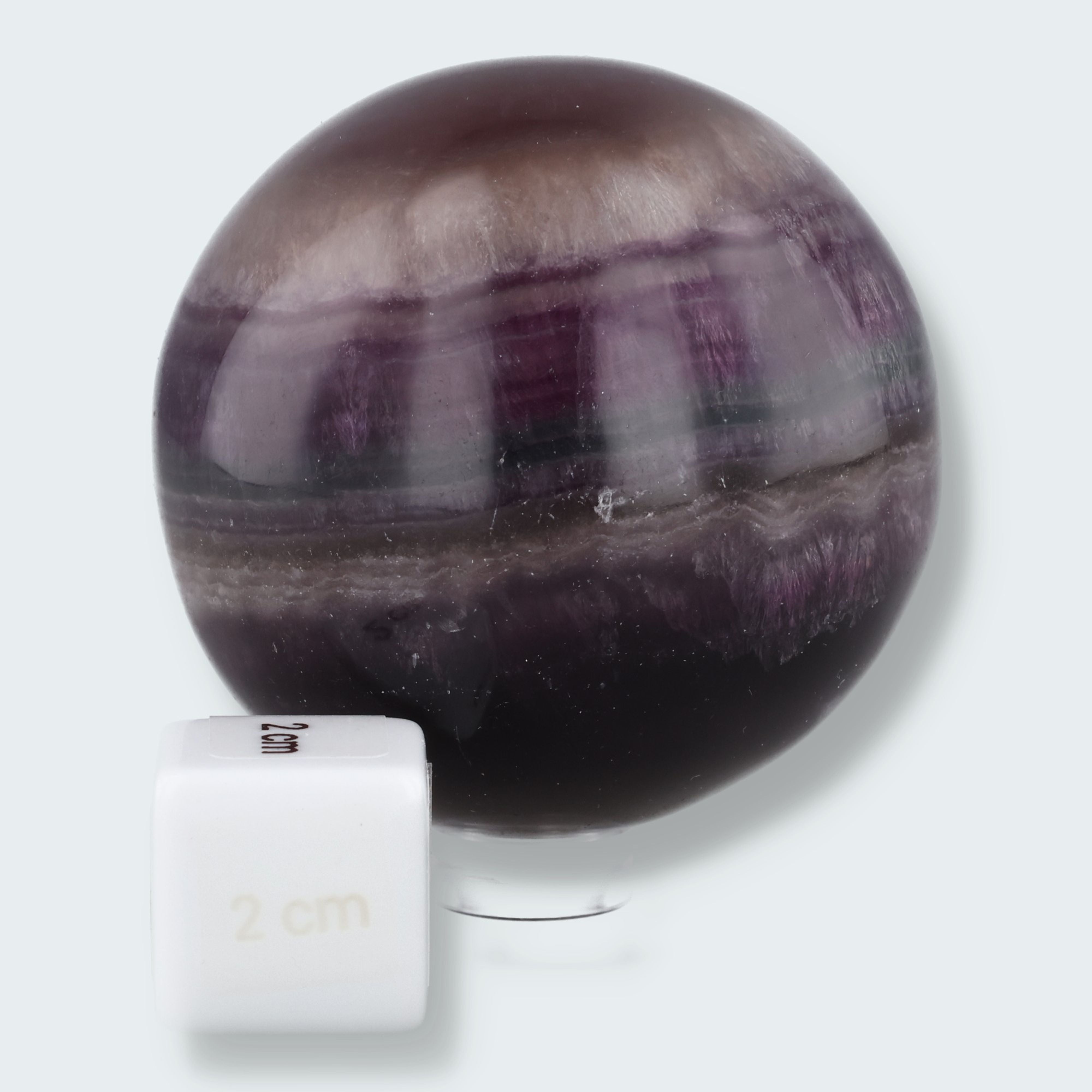 Bänder Fluorit Kugel (5,8cm) – Ansicht 4