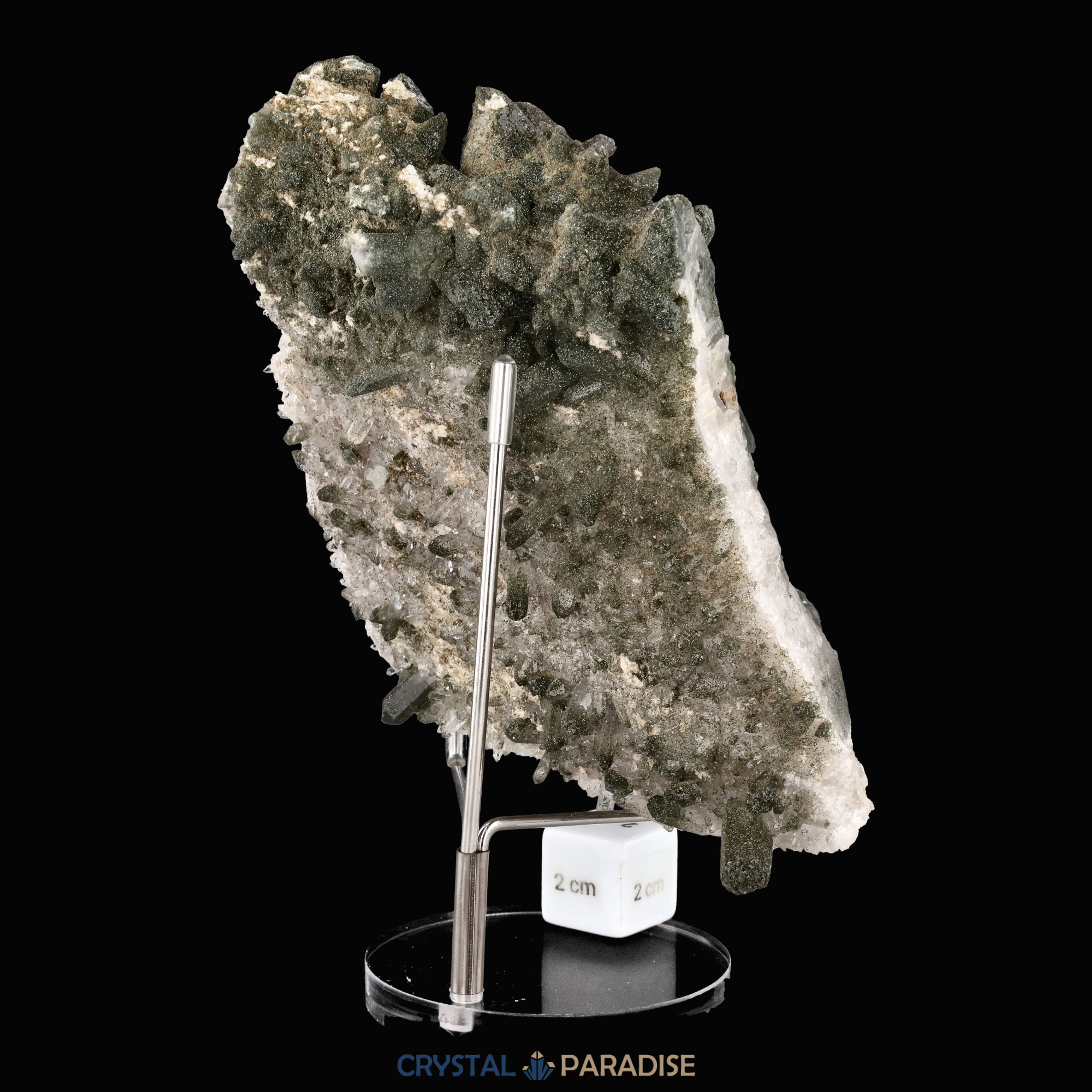 Bergkristall mit Adular aus Brasilien (755g) – Ansicht 6