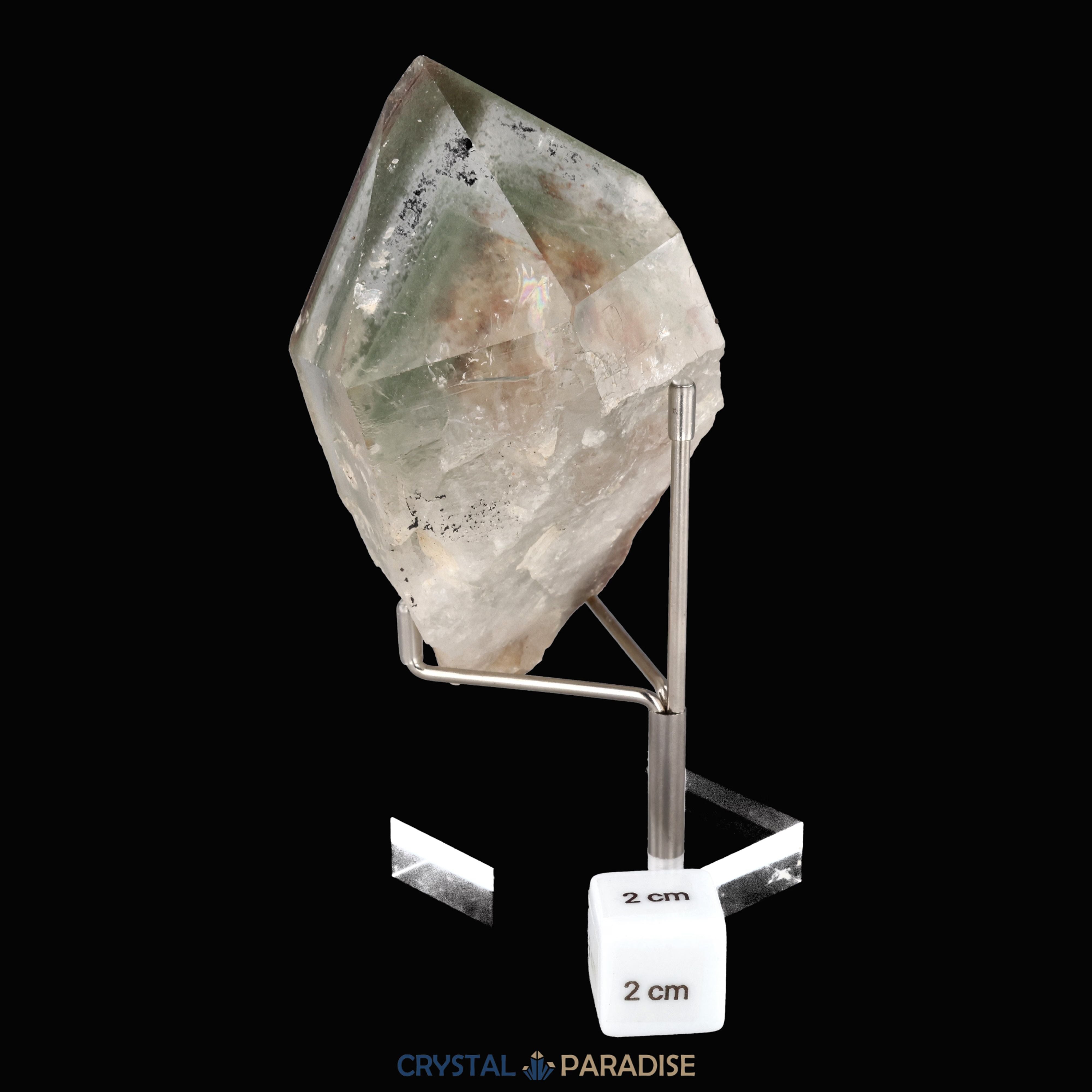 Bergkristall mit Phantom aus Brasilien (417g) – Ansicht 5