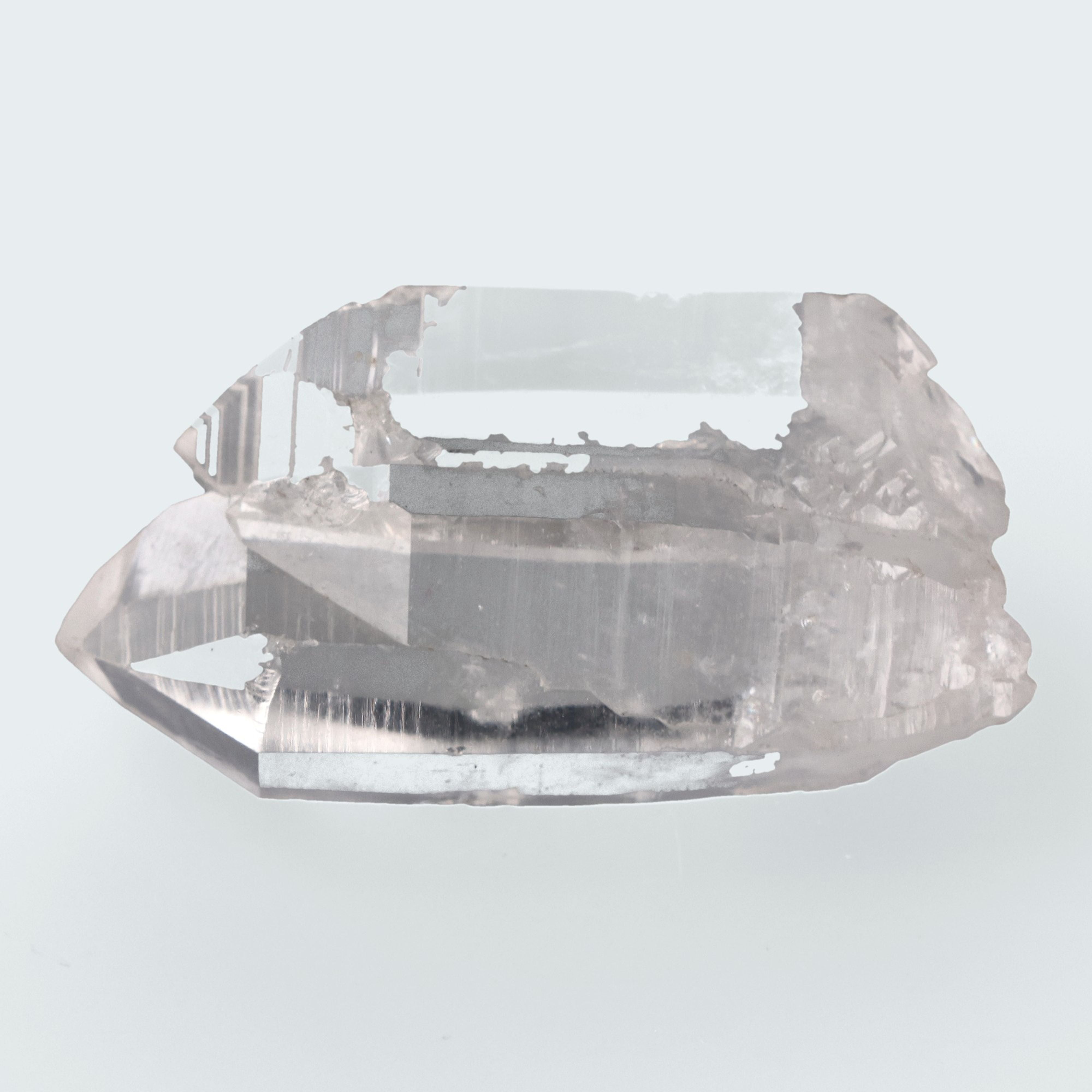 Bergkristall Zwillingsdoppelender (76g) – Ansicht 2