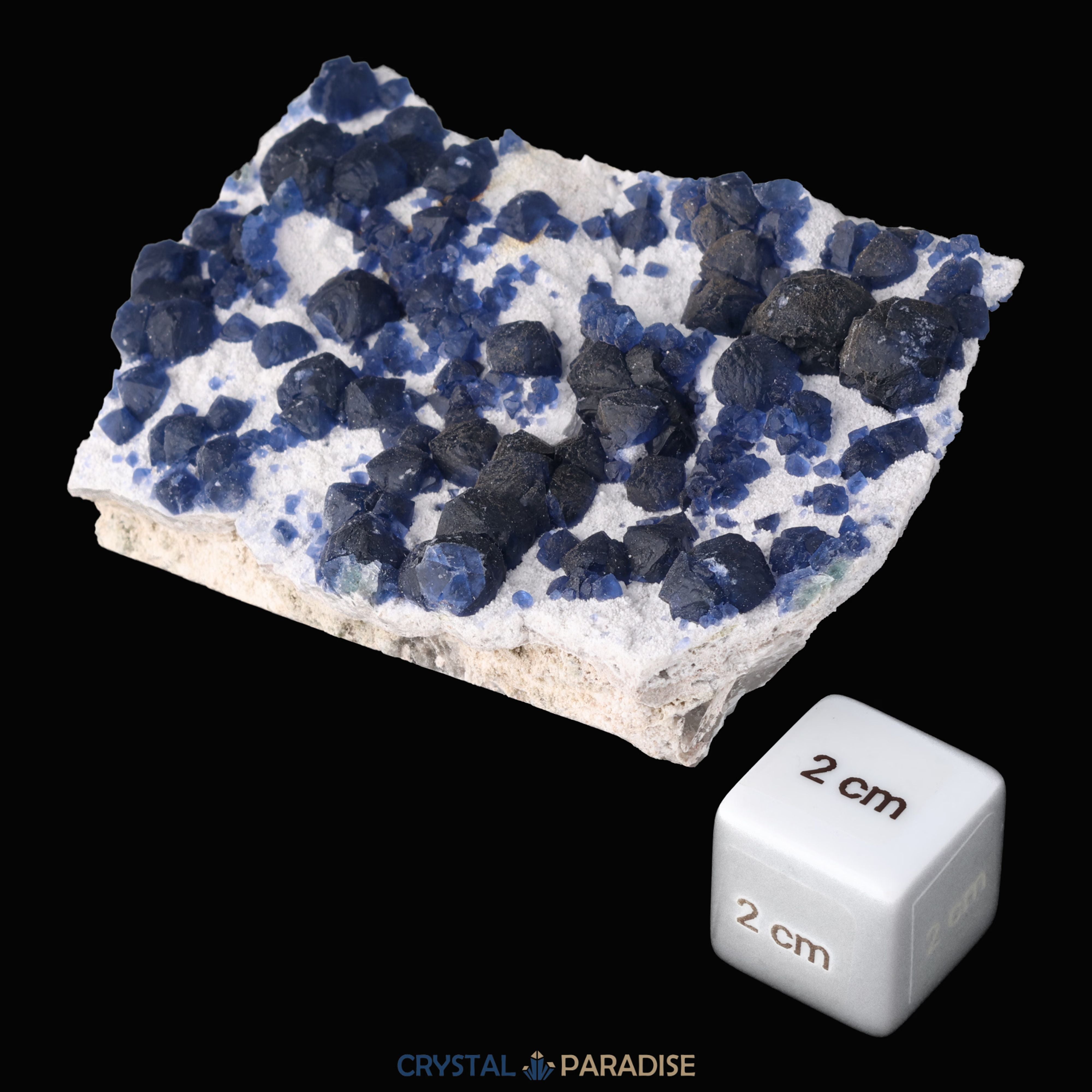 Blaubeer Fluorit aus der Inneren Mongolei (260g) – Ansicht 5