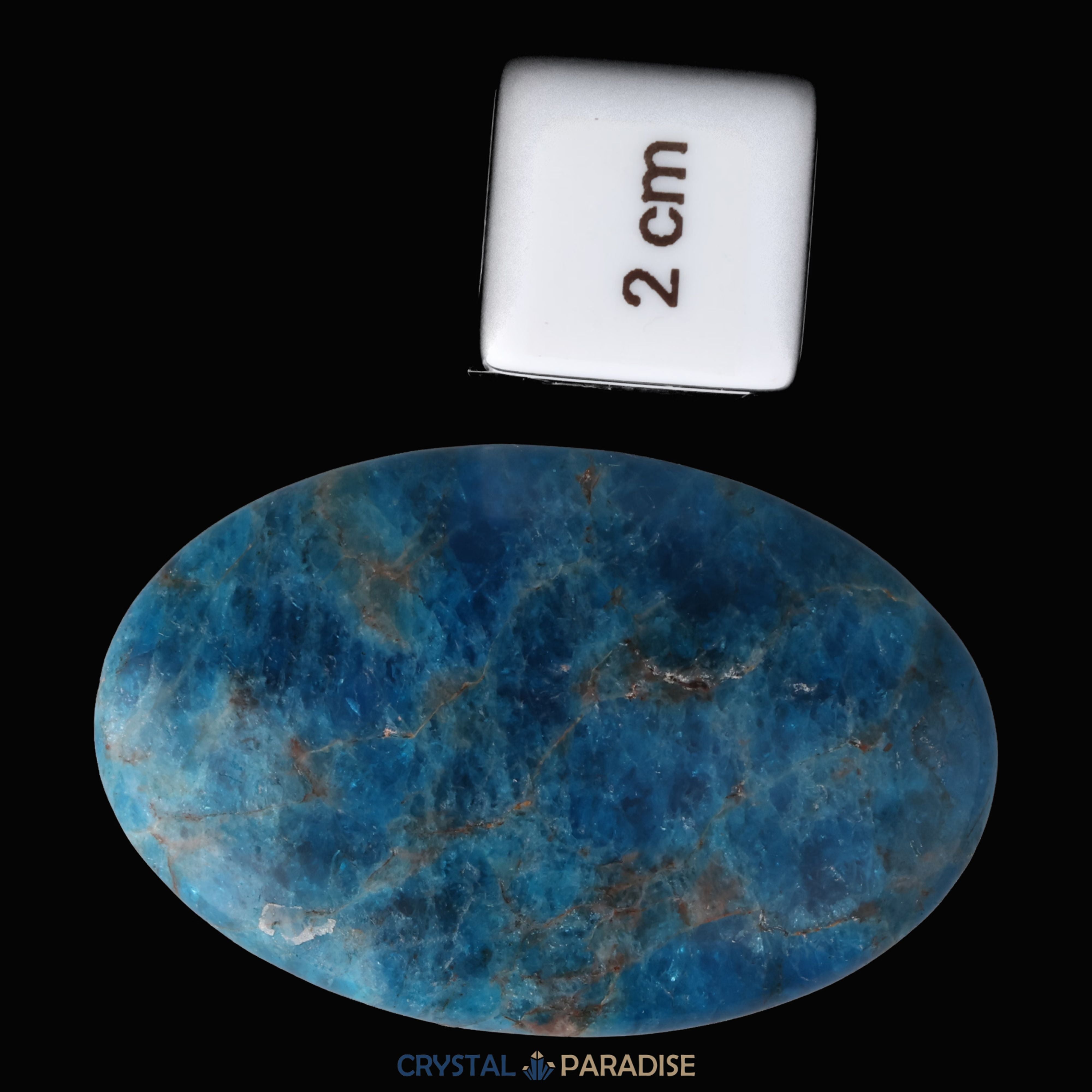 blaue Apatit Handschmeichler – Ansicht 10