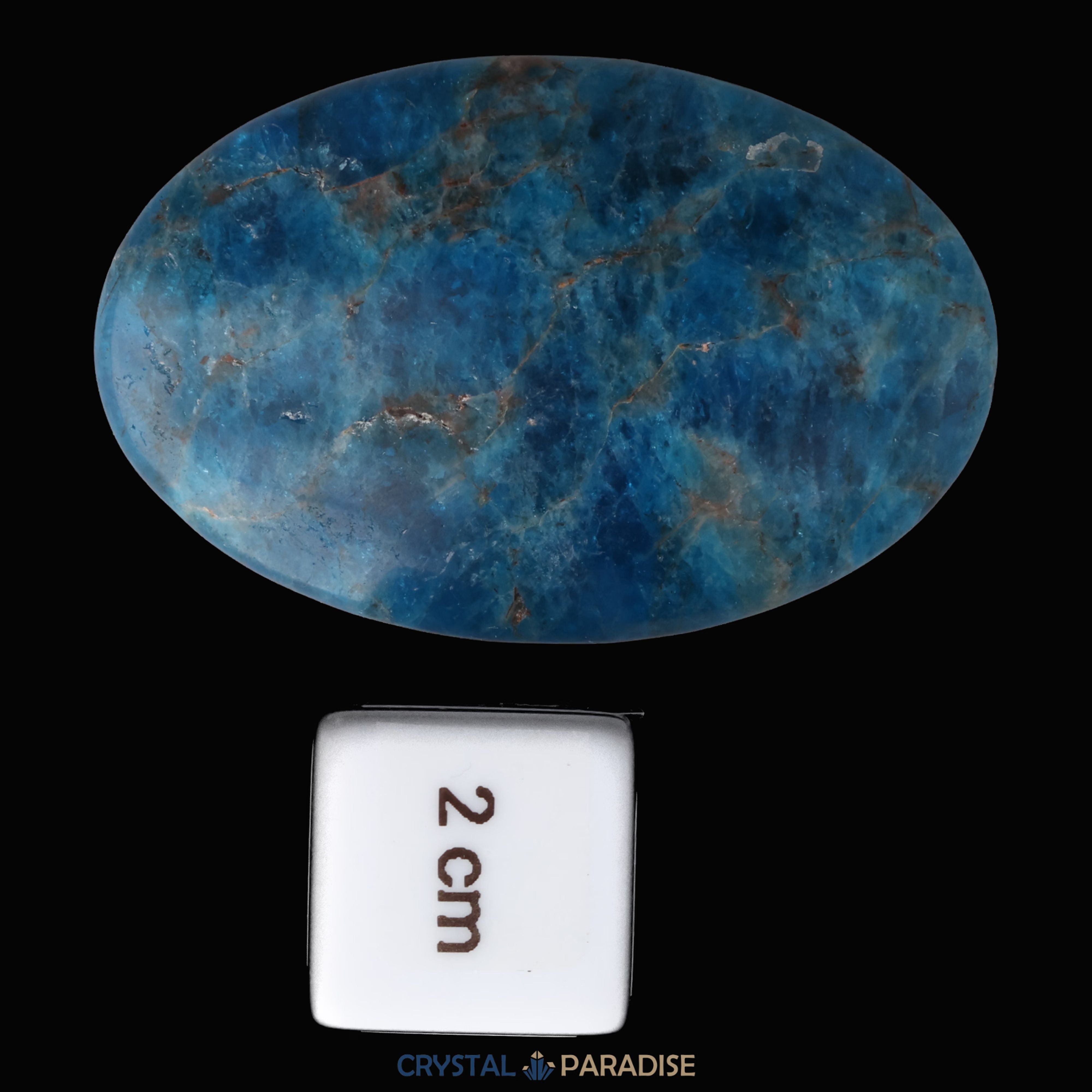 blaue Apatit Handschmeichler – Ansicht 7