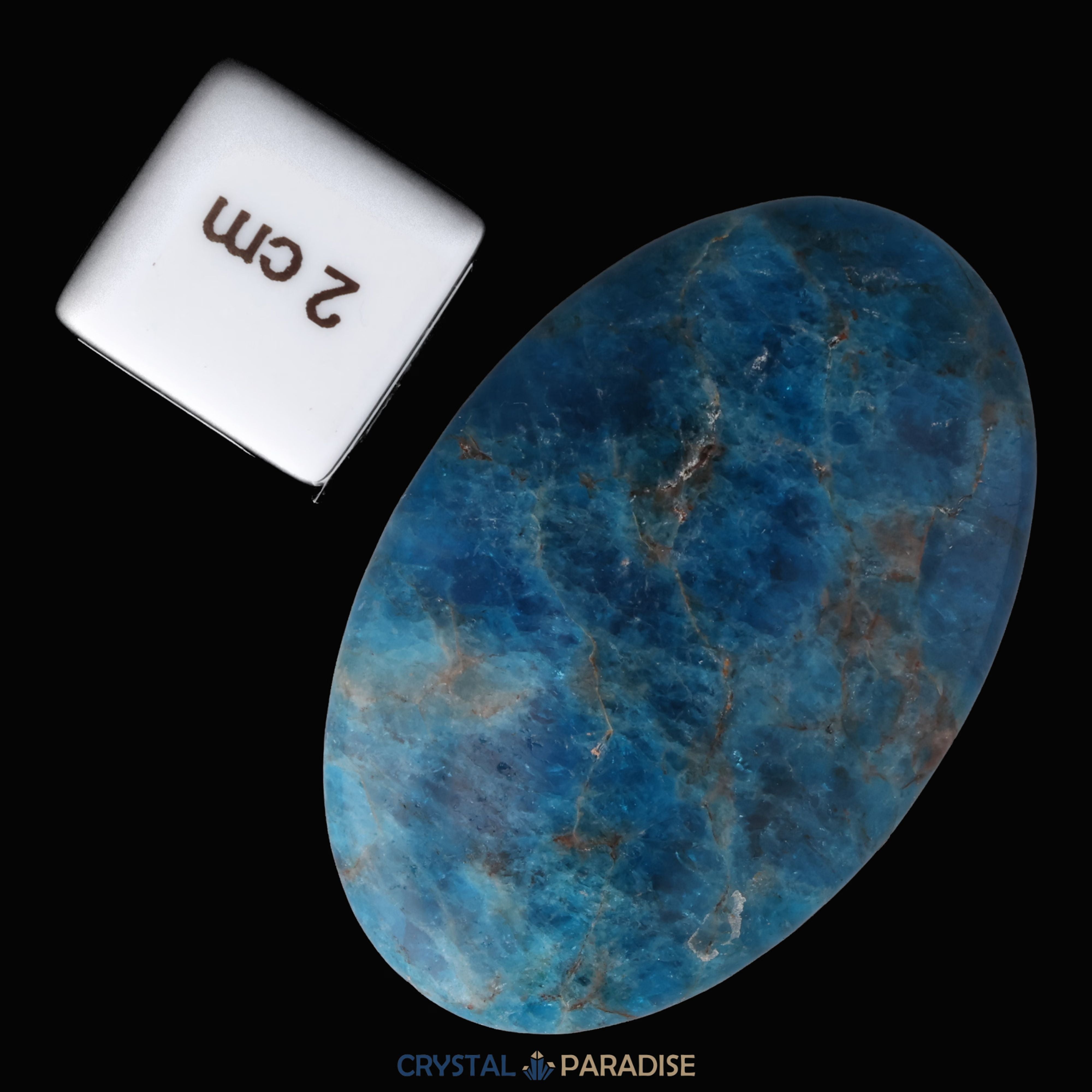 blaue Apatit Handschmeichler – Ansicht 9