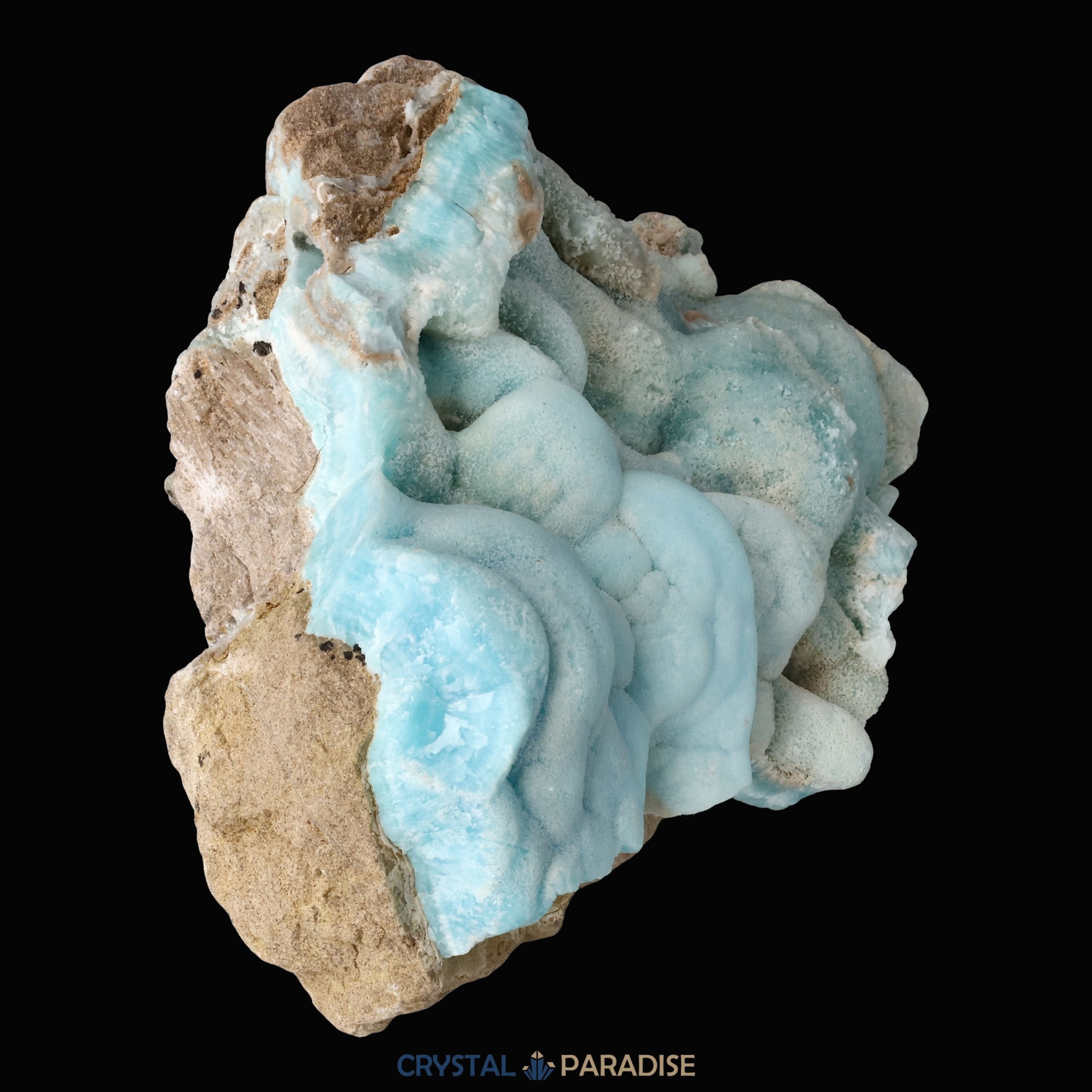 Blauer Aragonit aus Afghanistan (1151g) – Ansicht 9