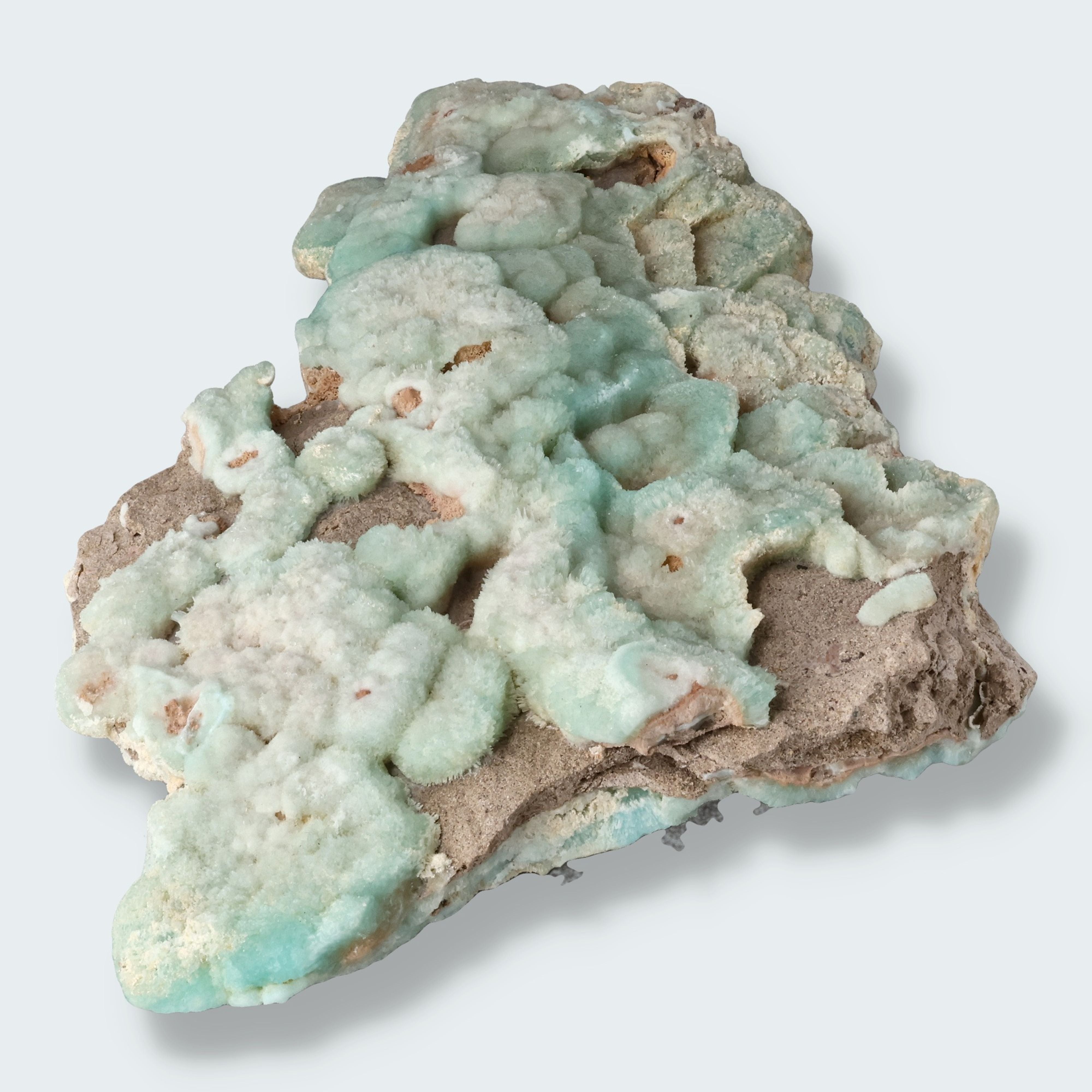 Blauer Aragonit aus Afghanistan (3679g) - Außergewöhnliche Grossstufe – Ansicht 3