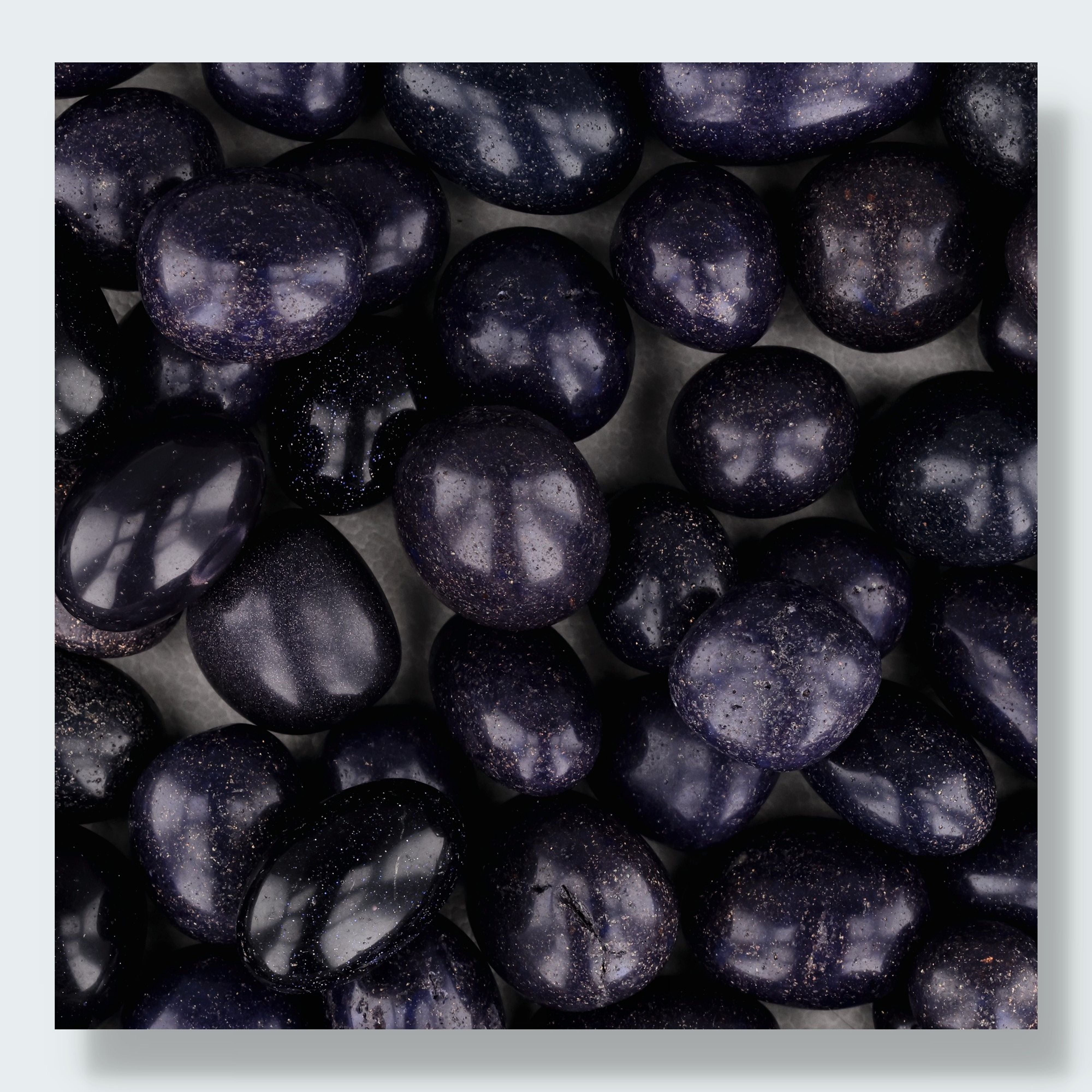 Blue Sandstone Trommelsteine – Ansicht 2