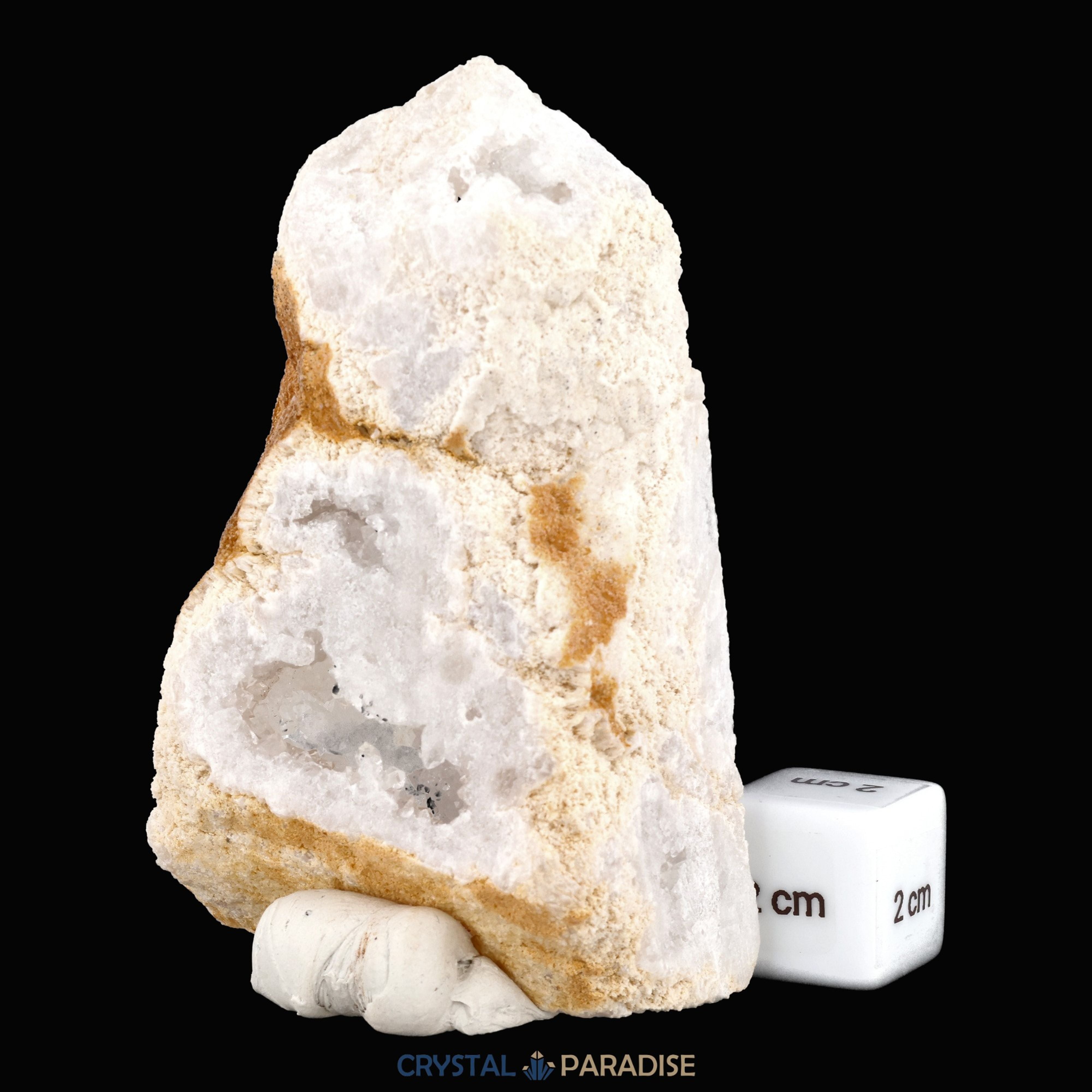 Calcit Türme mit großer kristallisierter Druse – Ansicht 9
