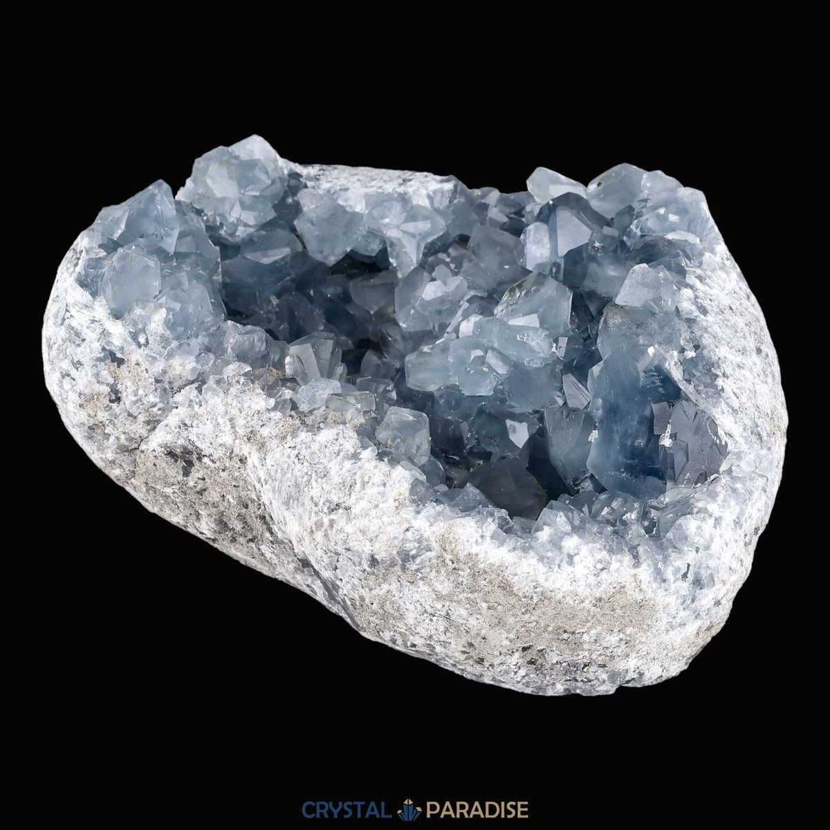 Celestin Geode in Herzform aus Madagaskar (2620g) – Ansicht 5