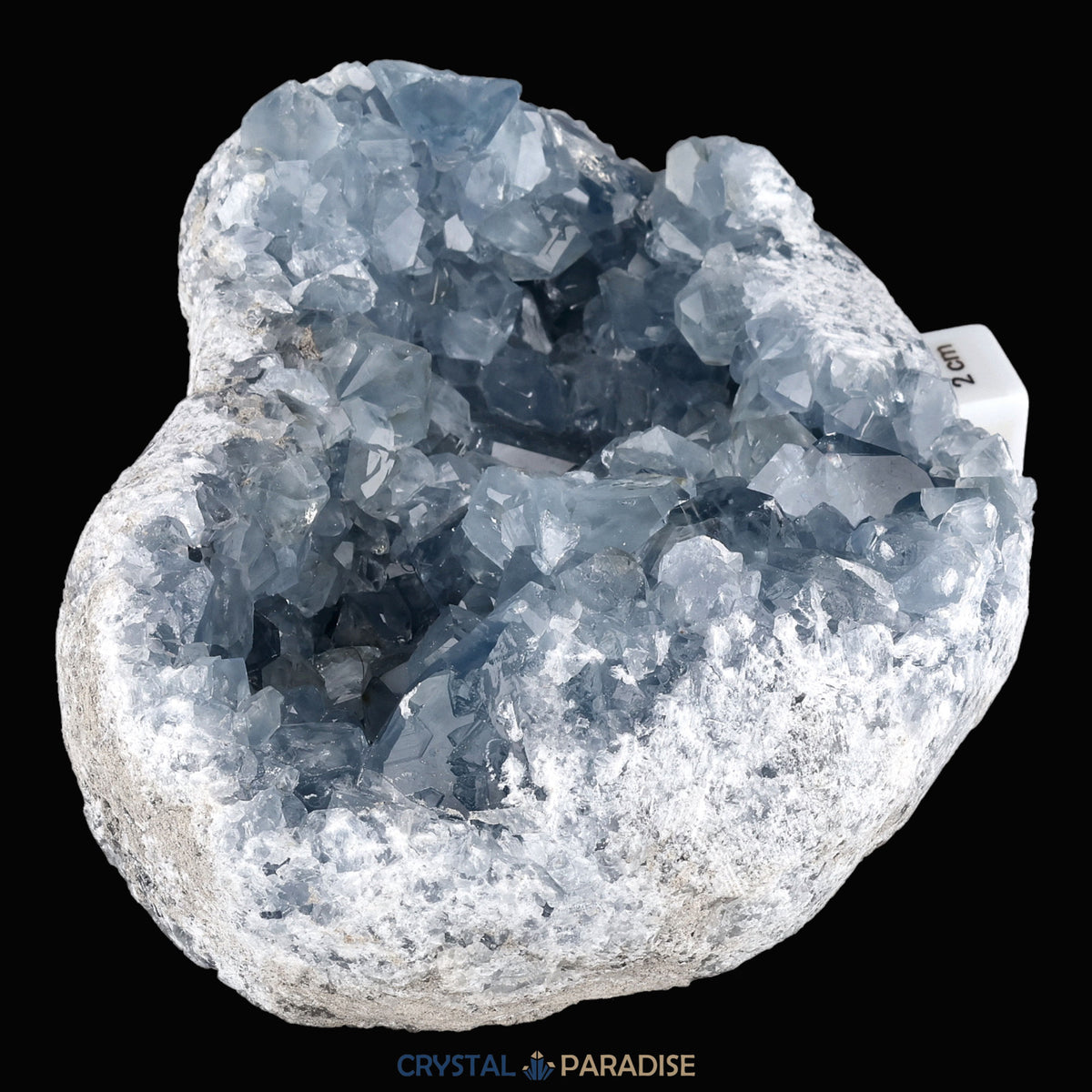 Celestin Geode in Herzform aus Madagaskar (2620g) – Ansicht 6