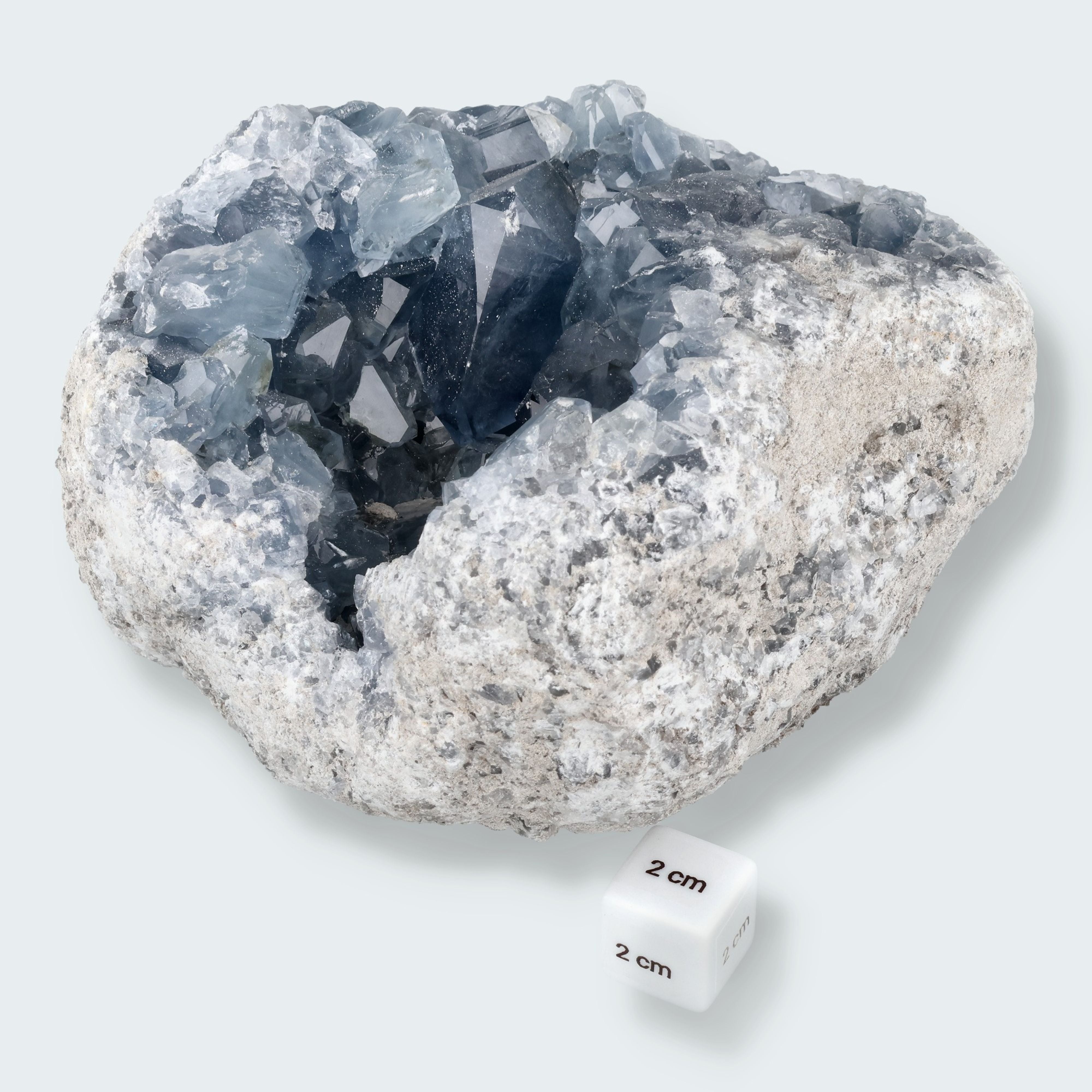 Celestit Celestin aus Madagaskar (4081g) – Ansicht 3