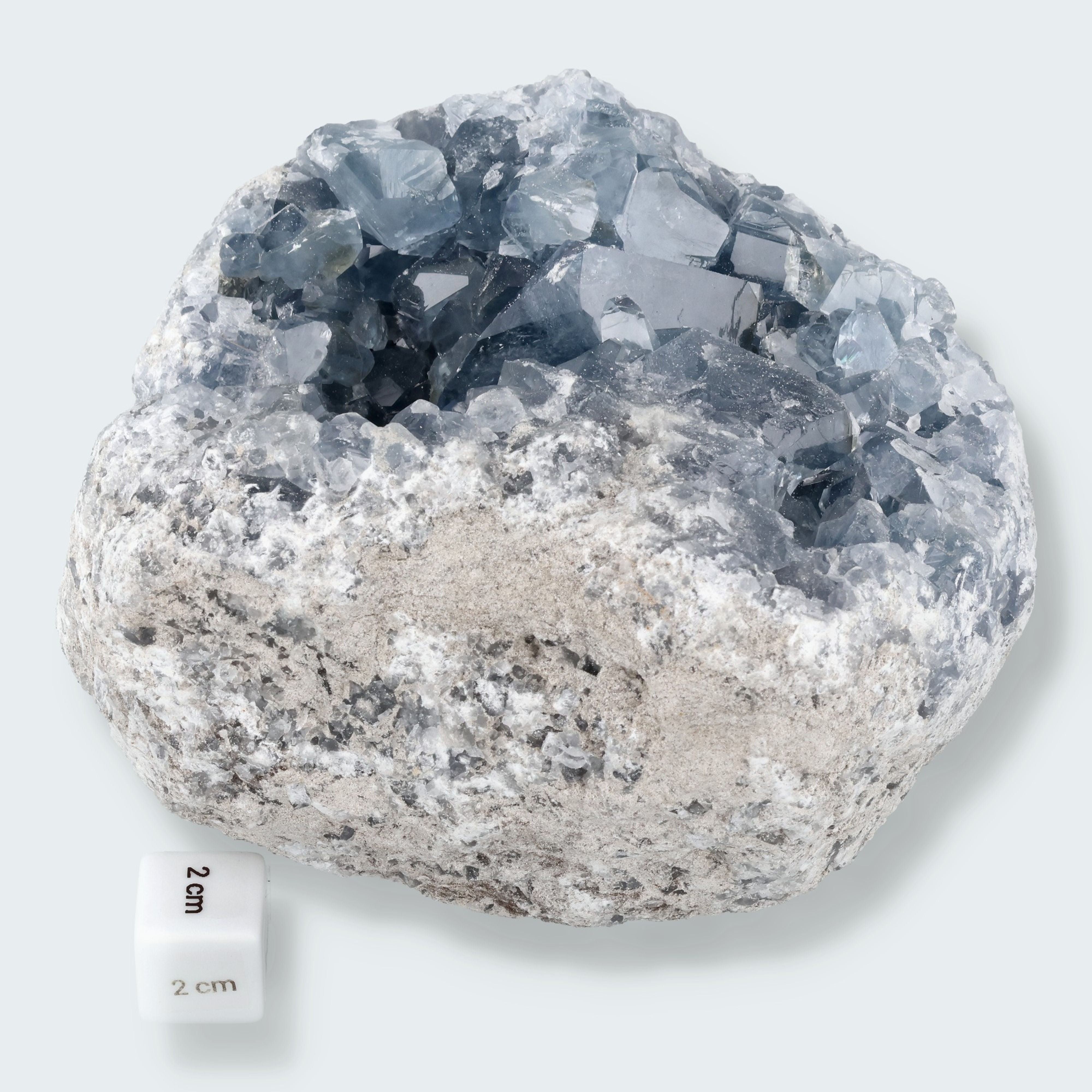 Celestit Celestin aus Madagaskar (4081g) – Ansicht 4