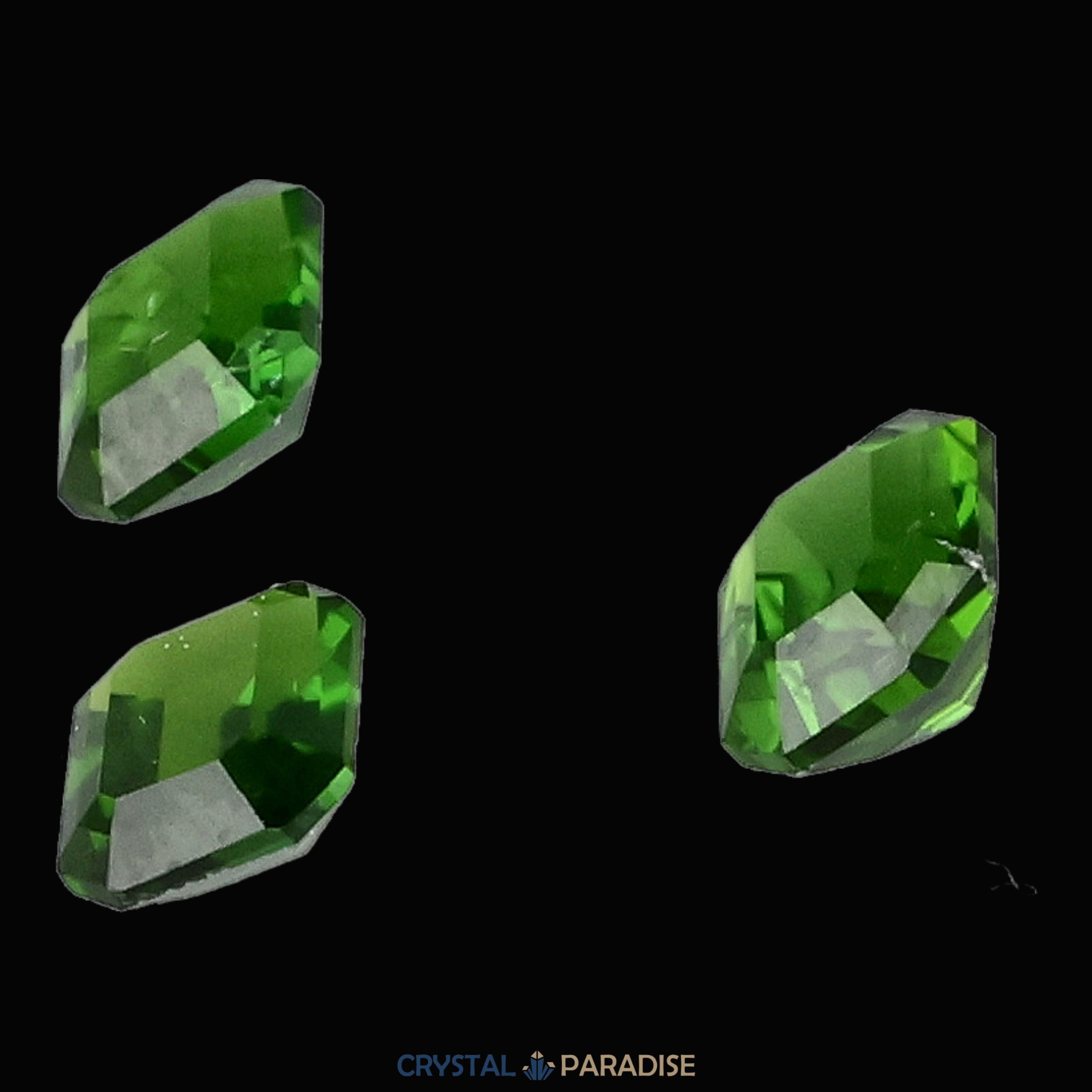 Chromdiopsid aus Russland geschliffen Set (2,1 ct) – Ansicht 7