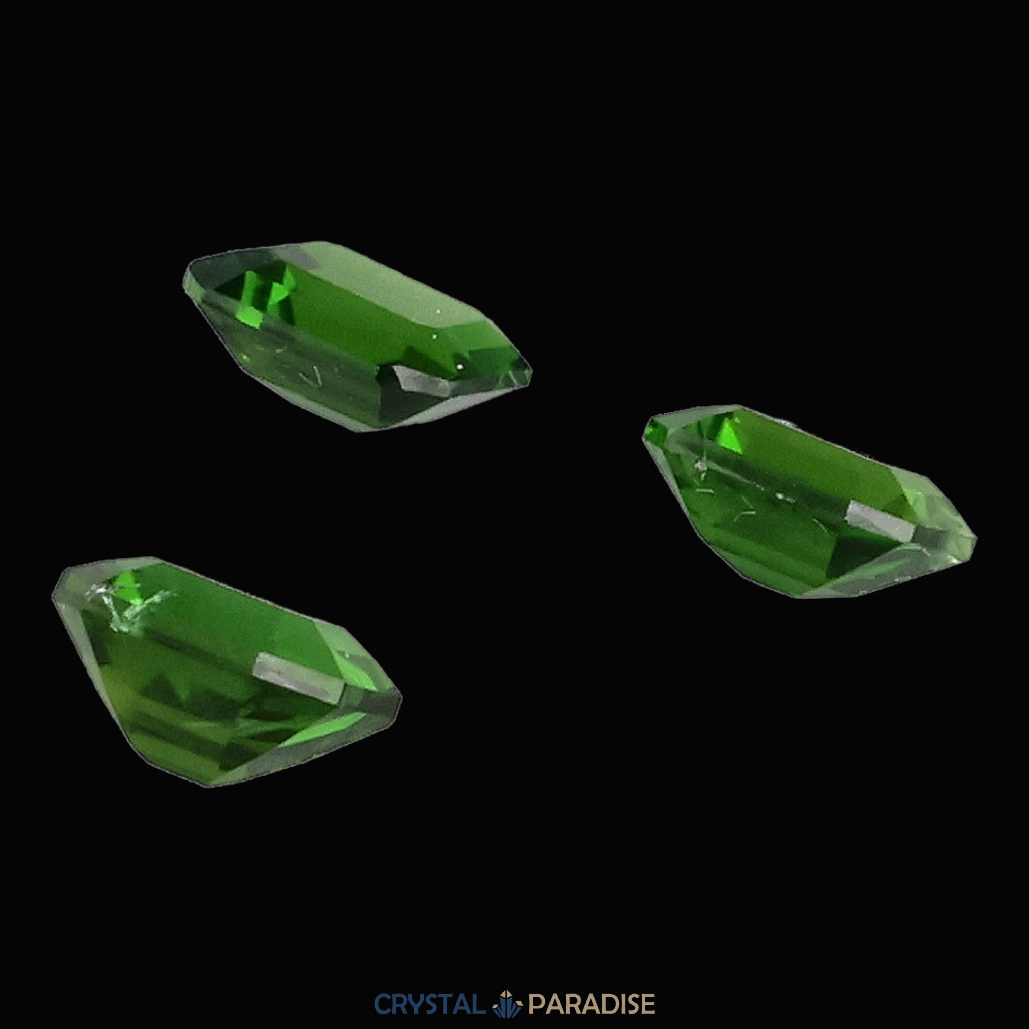 Chromdiopsid aus Russland geschliffen Set (2,1 ct) – Ansicht 9