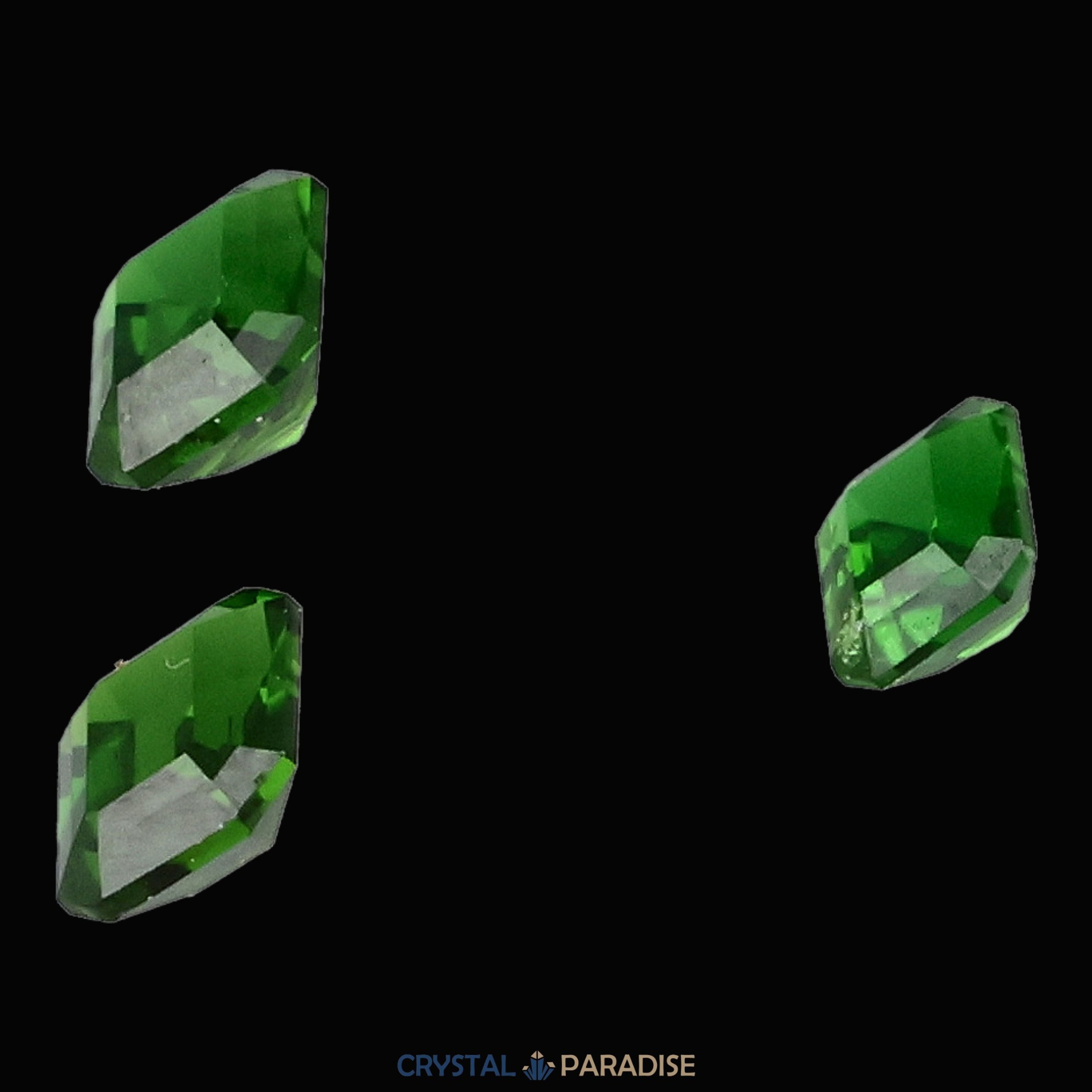 Chromdiopsid aus Russland geschliffen Set (2,3 ct) – Ansicht 6