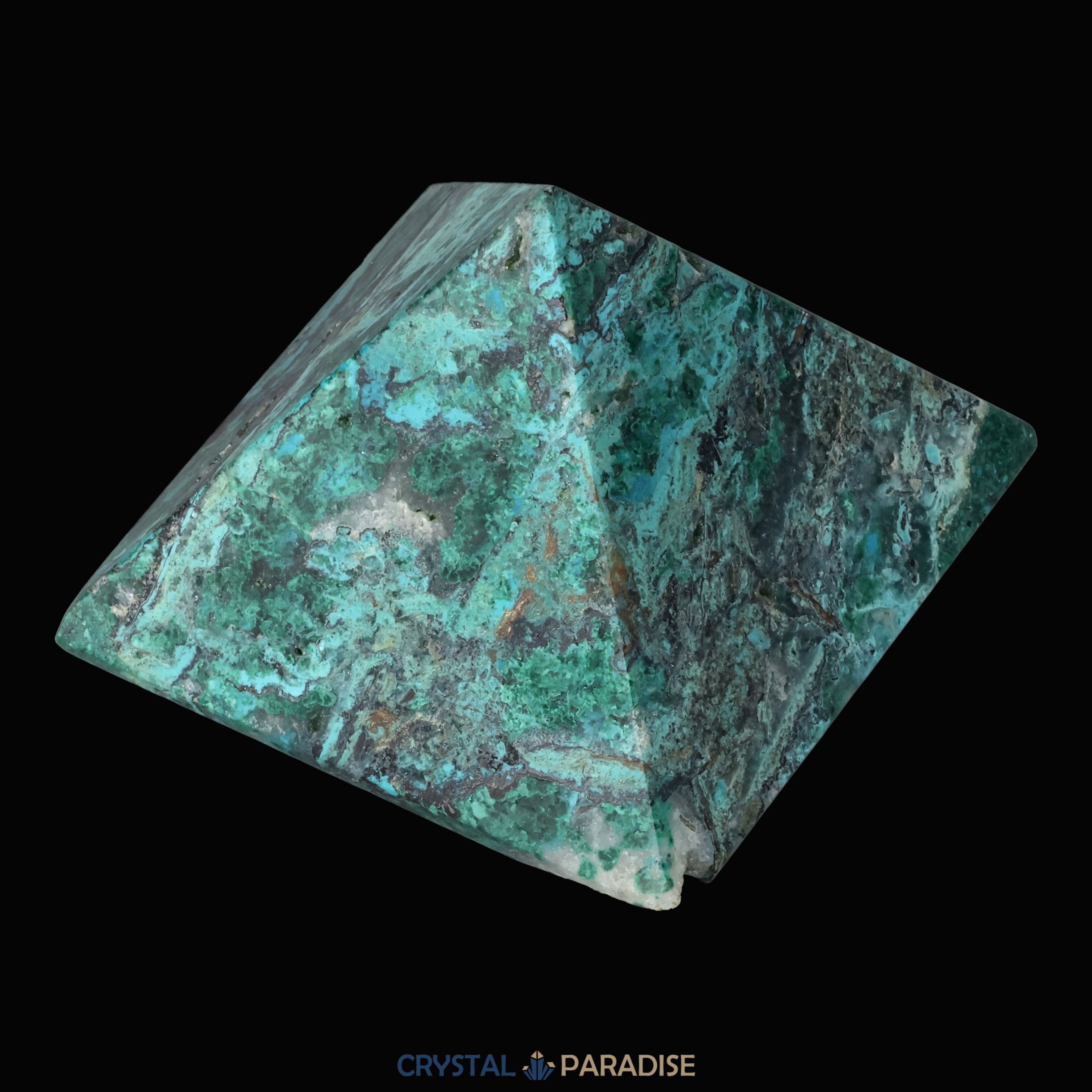 Chrysokoll Pyramide aus Huánuco, Peru – Ansicht 5