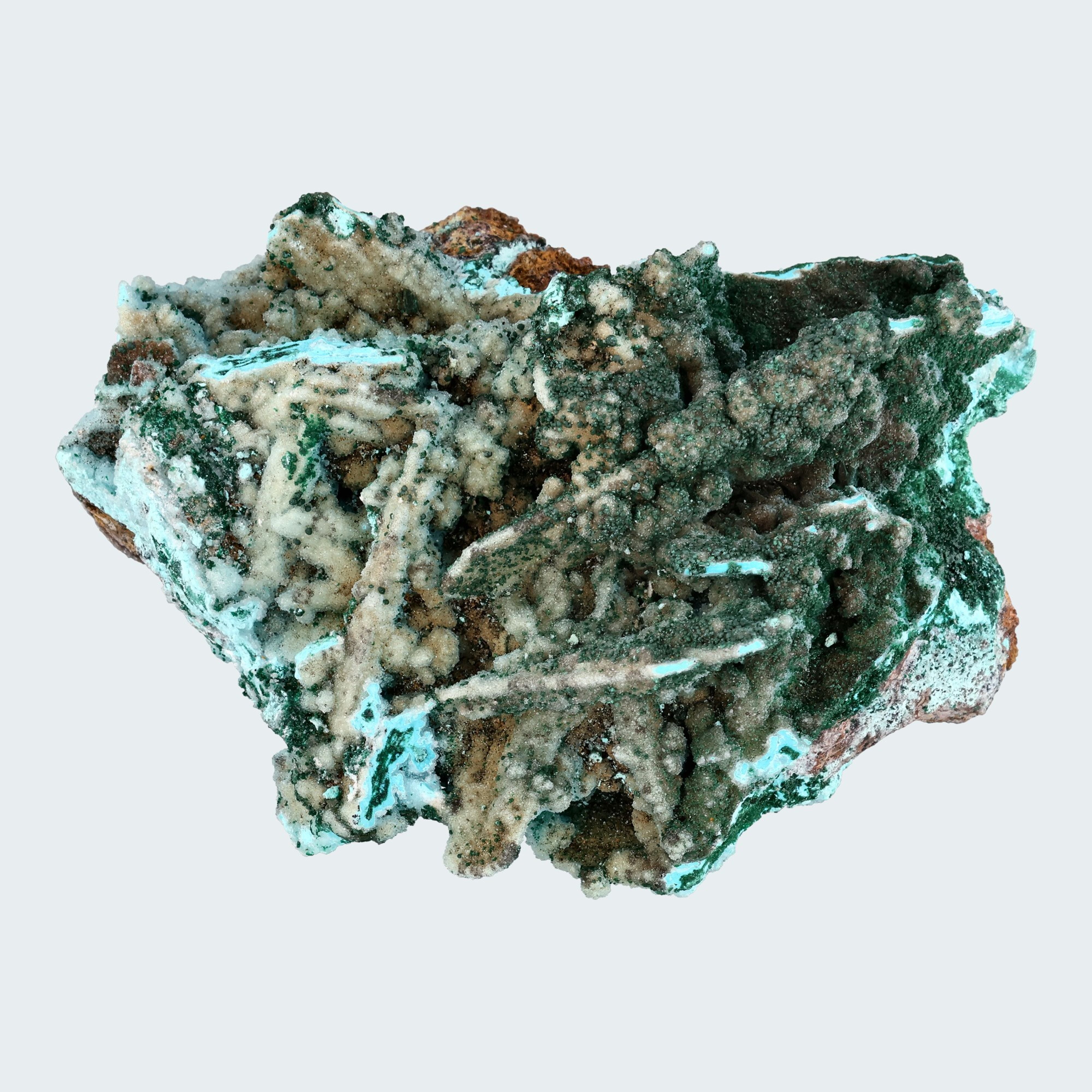 Chrysokoll Stufe aus Tenke-Fungurume, Kolwezi, Lualaba, DR Kongo (617g) – Ansicht 2