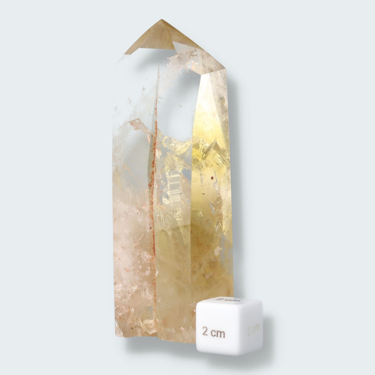 Citrin aus dem Brasilien (nicht wärmebehandelt) (395g) – Ansicht 3