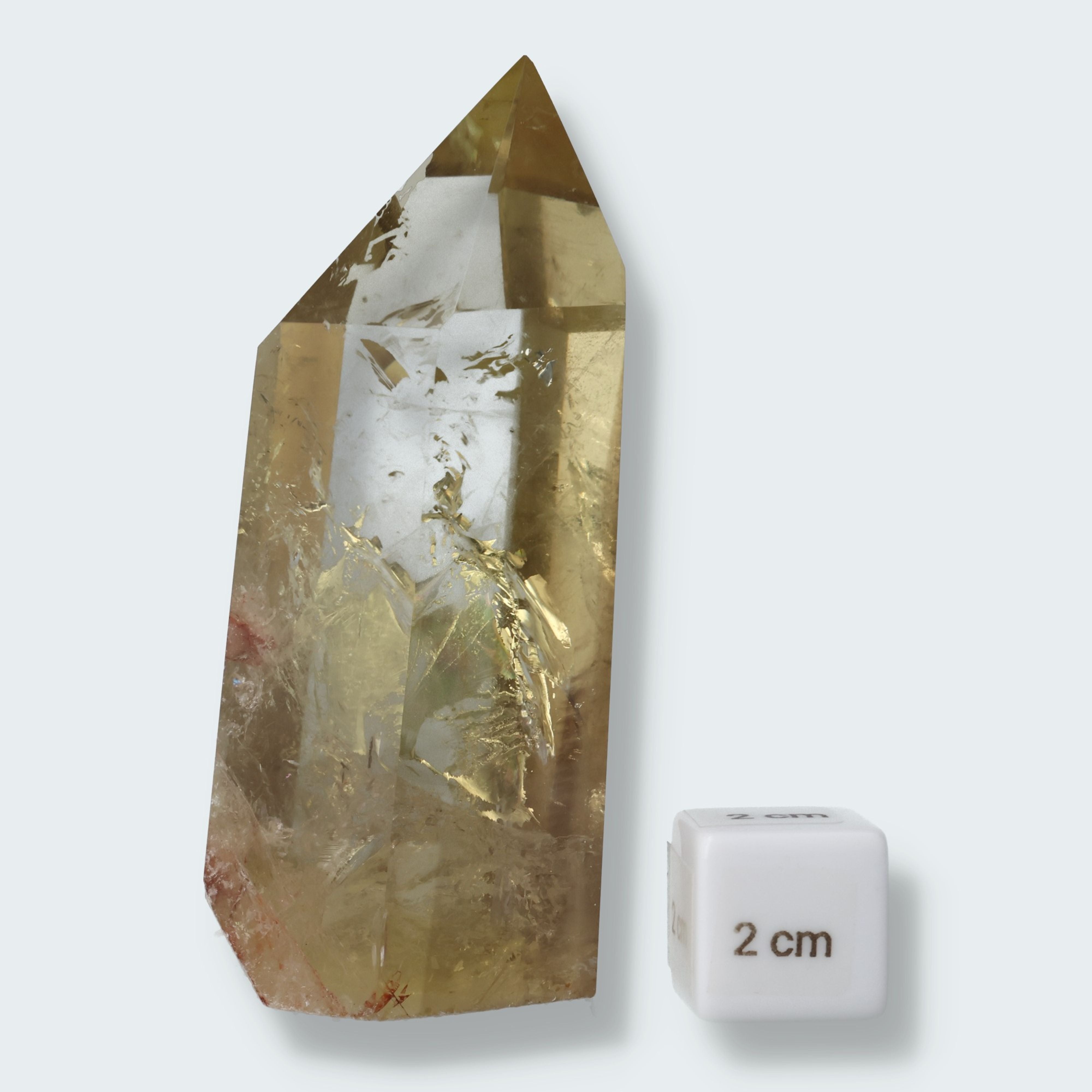 Citrin aus dem Ural, Russland (unbehandelt) (318g) – Ansicht 2