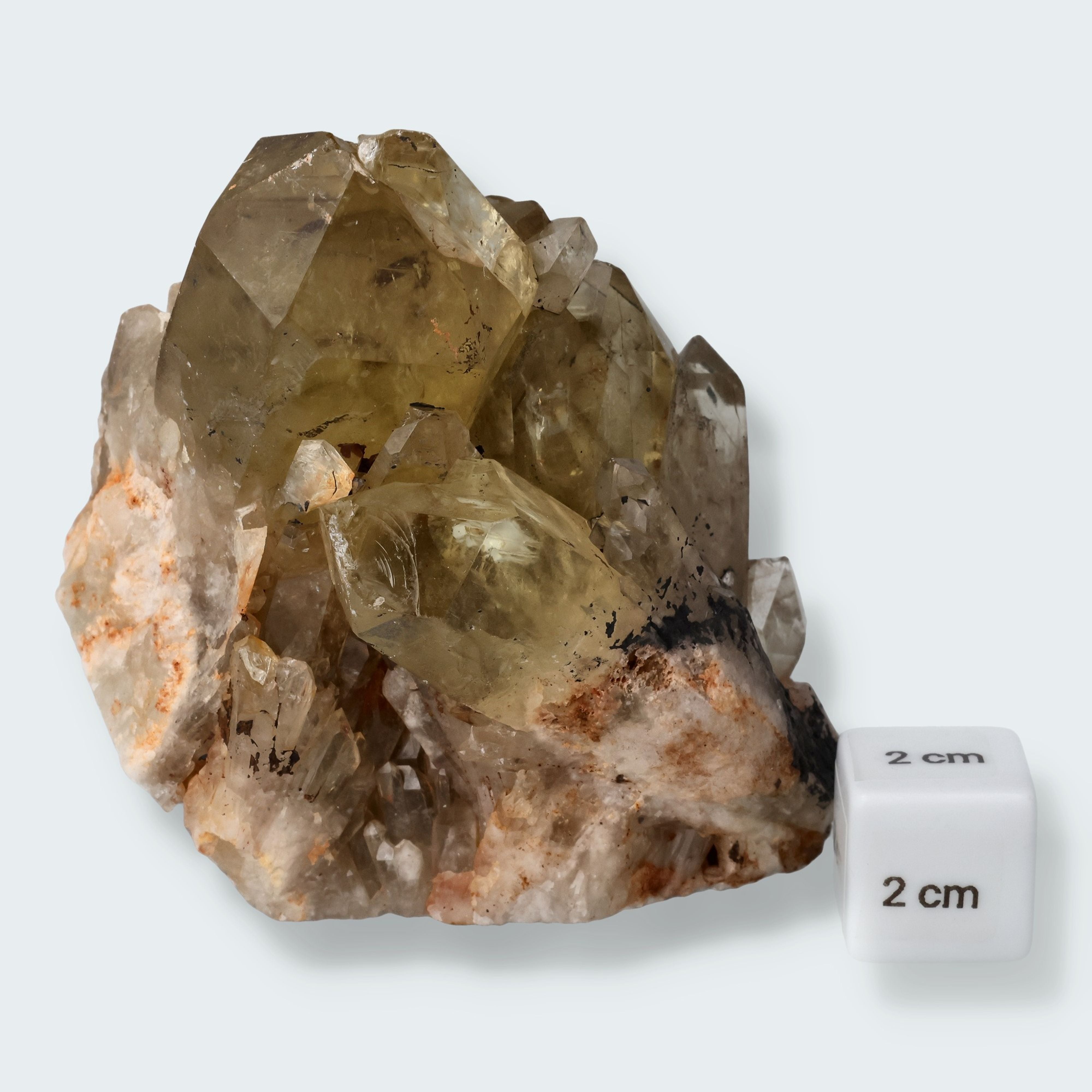 Citrin Stufe aus Kundalini, Kongo (467g) - unbehandelt – Ansicht 2