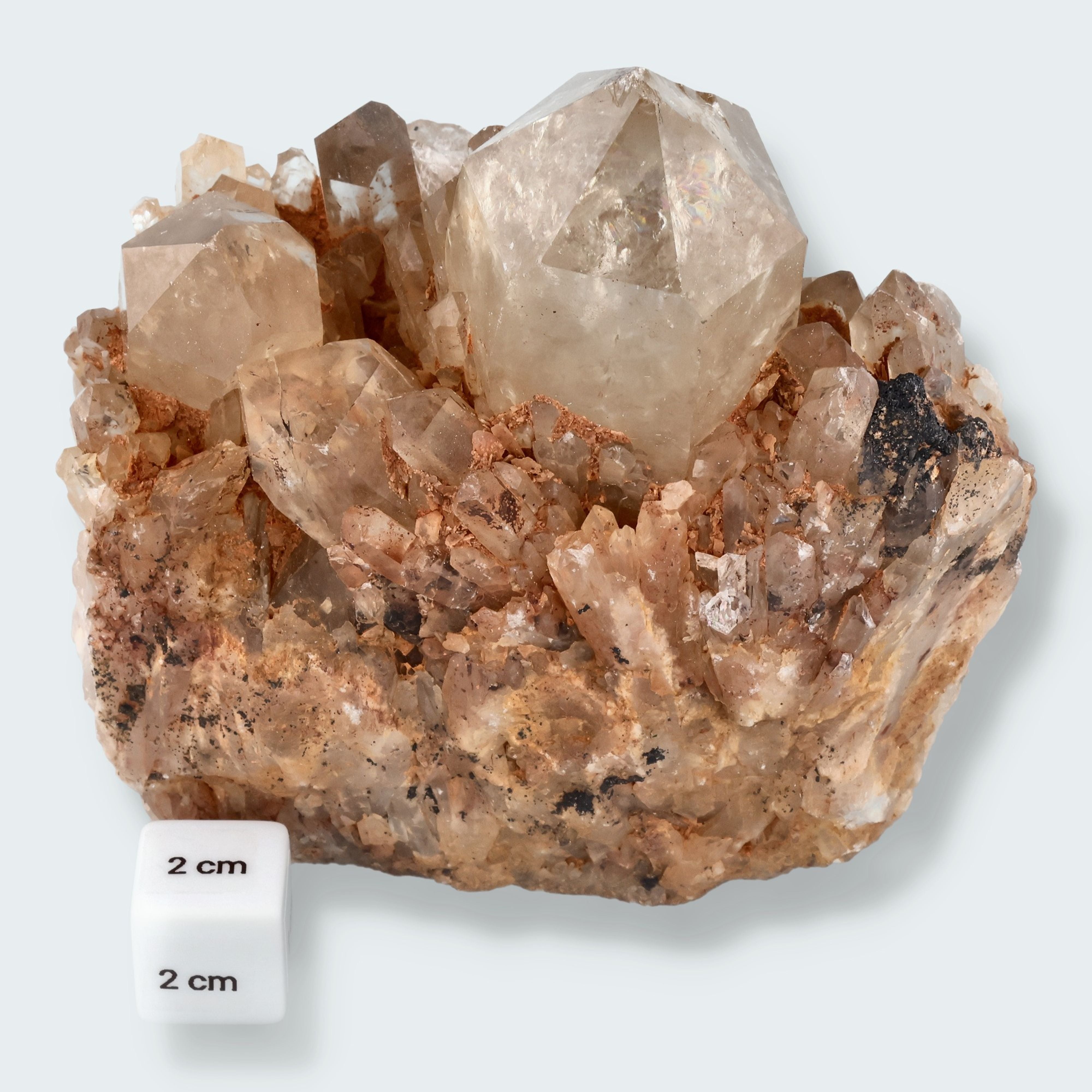 Citrin Stufe aus Kunduluni, Kongo (1615g) - unbehandelt – Ansicht 2