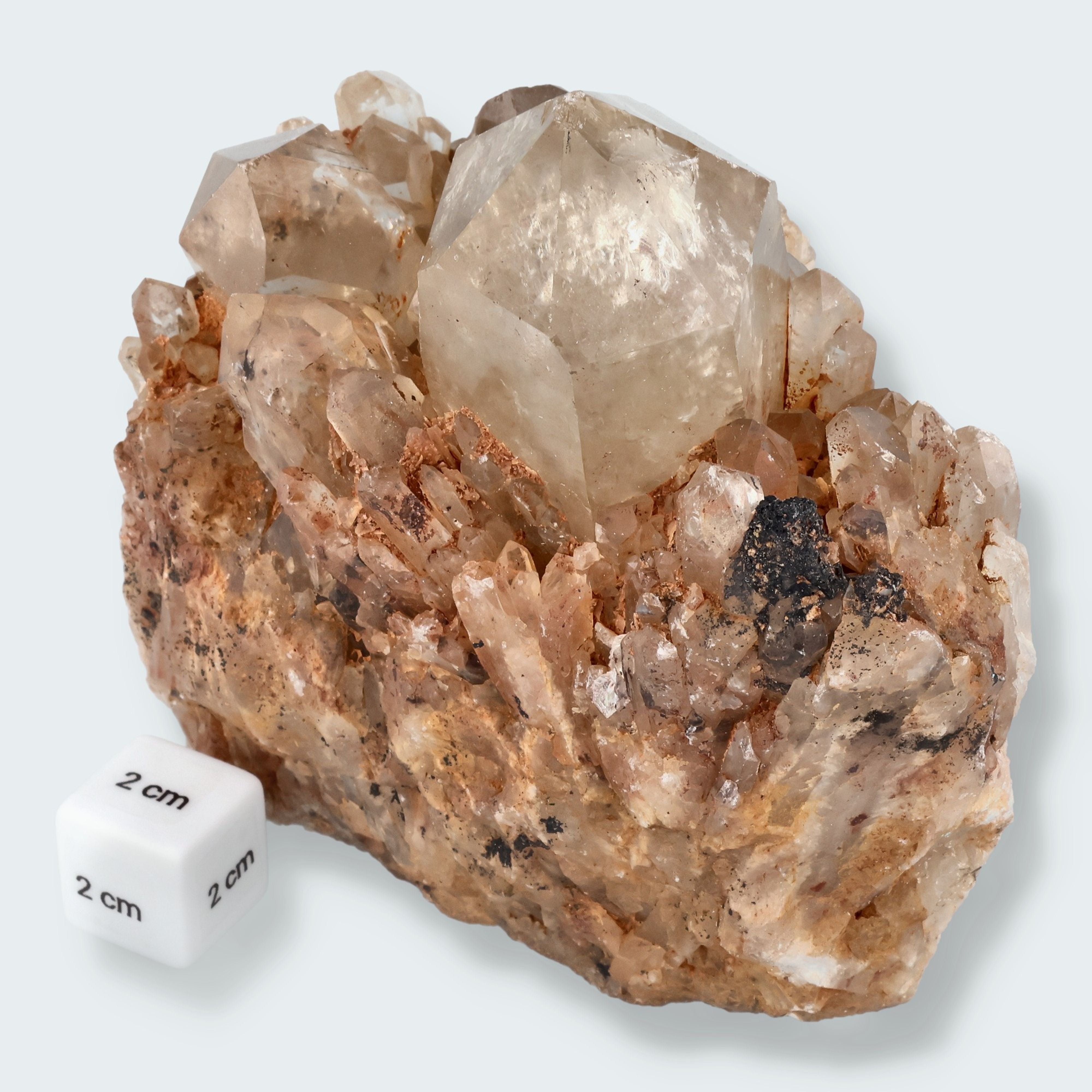 Citrin Stufe aus Kunduluni, Kongo (1615g) - unbehandelt – Ansicht 3
