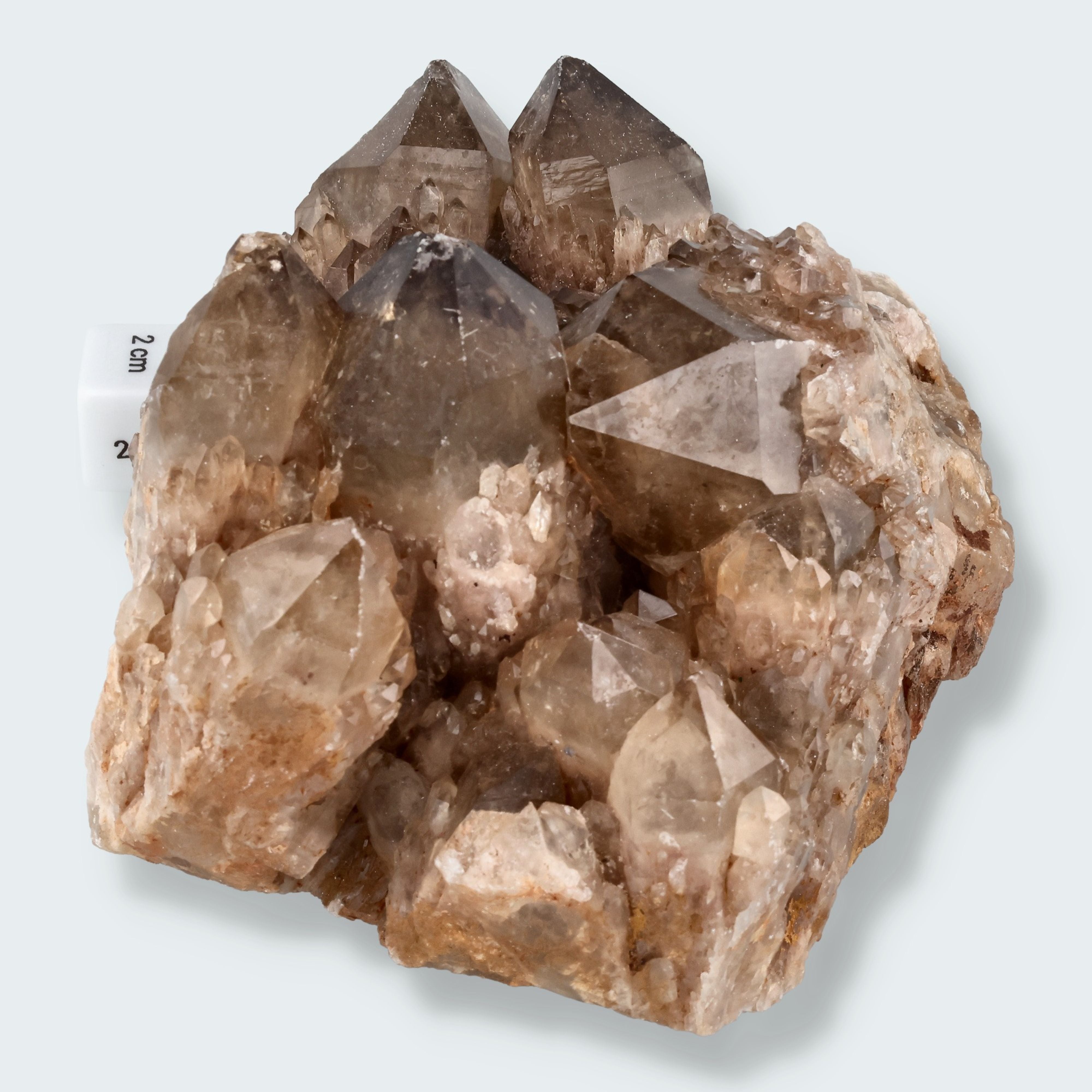 Citrin Stufe aus Kunduluni, Kongo (1991g) - unbehandelt – Ansicht 4