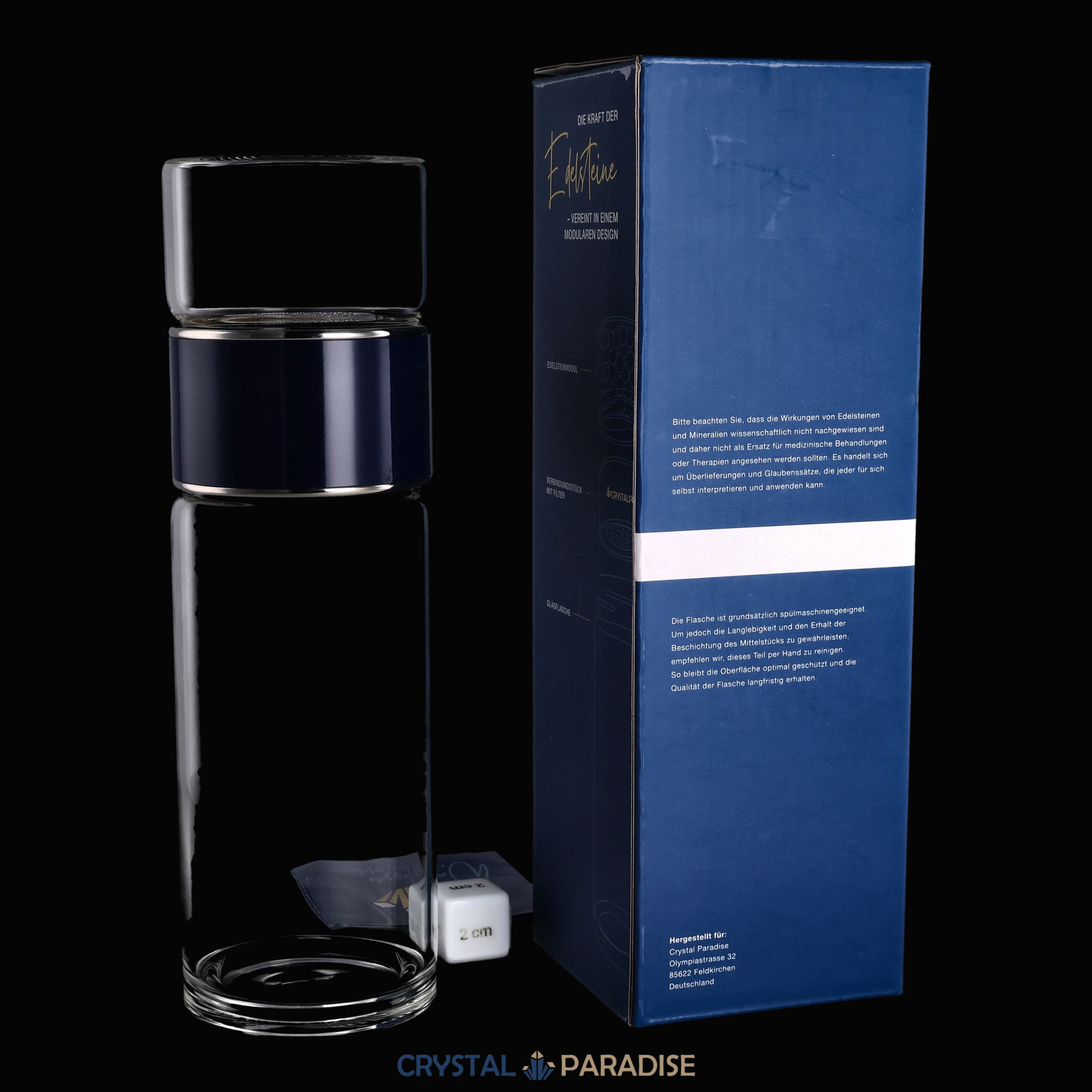crystalpower® Wasserflasche für Wassersteine – Ansicht 10