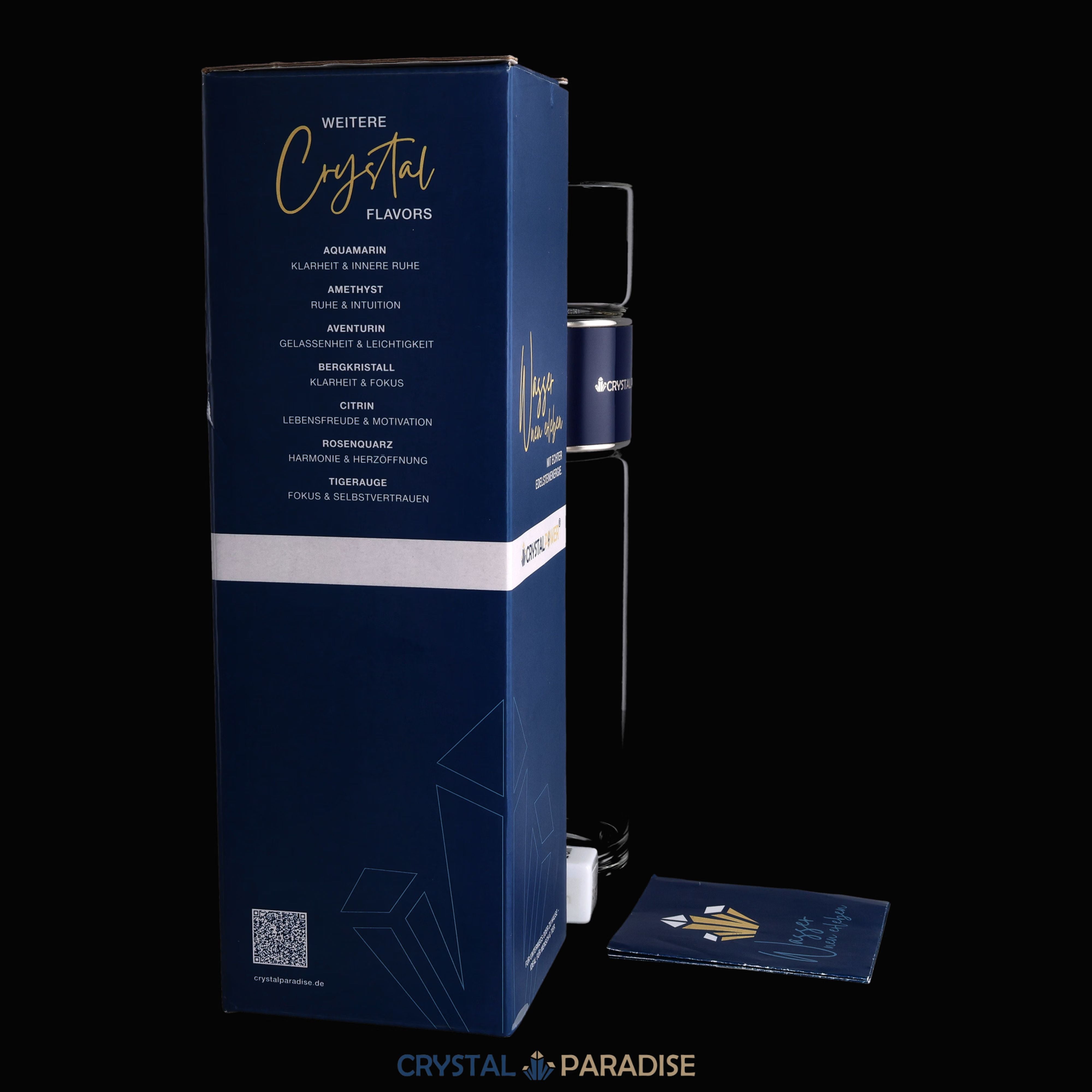 crystalpower® Wasserflasche für Wassersteine – Ansicht 12